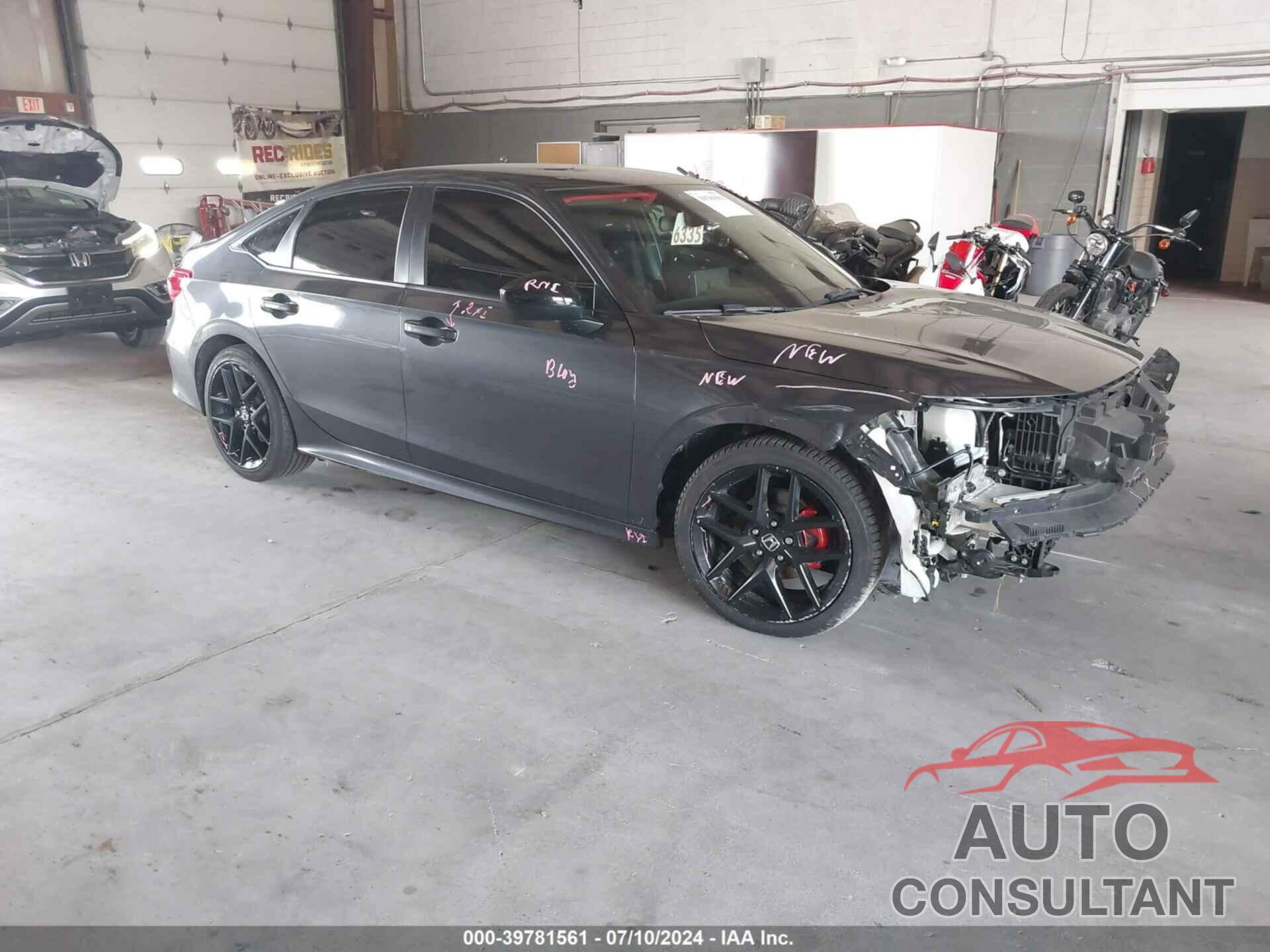 HONDA CIVIC 2022 - 2HGFE2F51NH570927