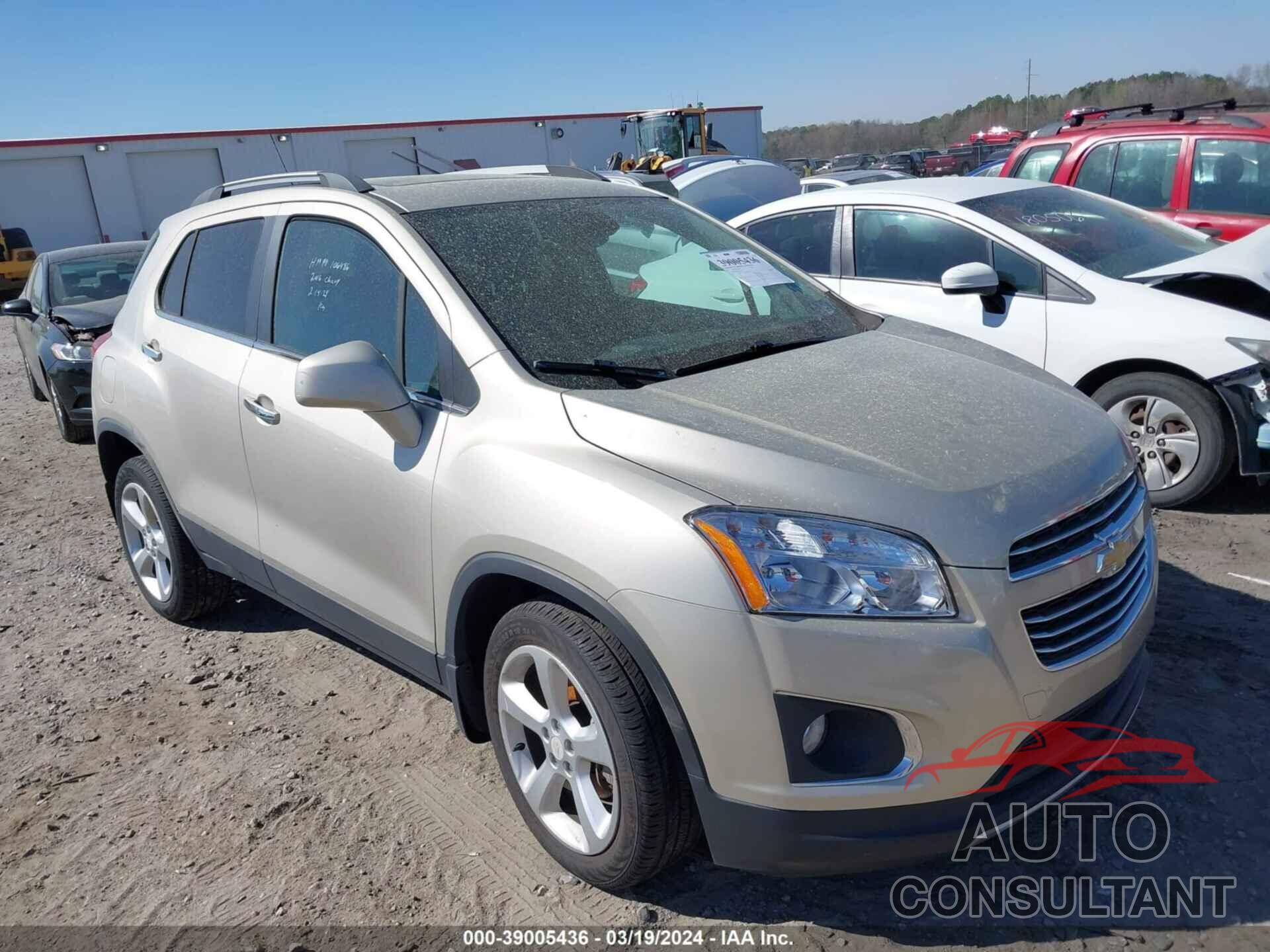 CHEVROLET TRAX 2016 - 3GNCJRSB5GL153233