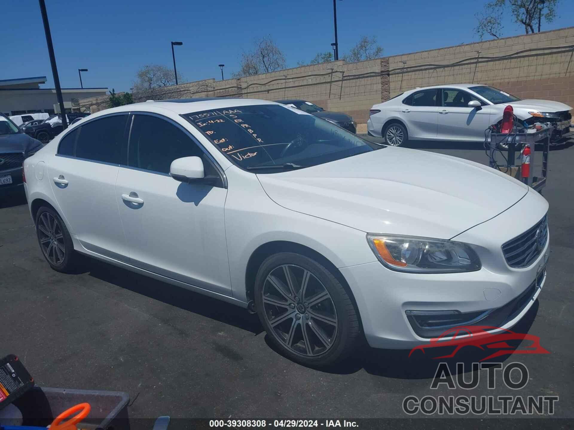 VOLVO S60 INSCRIPTION 2016 - LYV402FK9GB113478