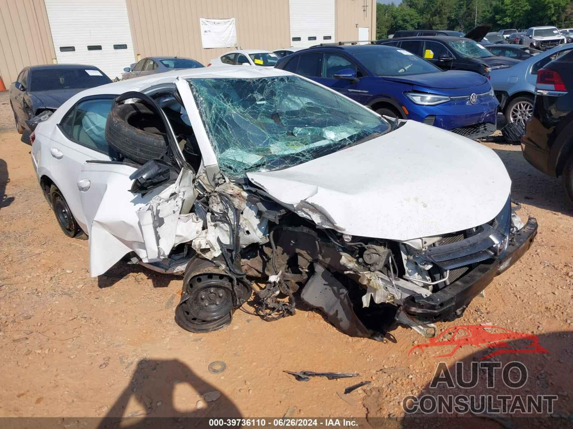 TOYOTA COROLLA 2016 - 2T1BURHE7GC592711