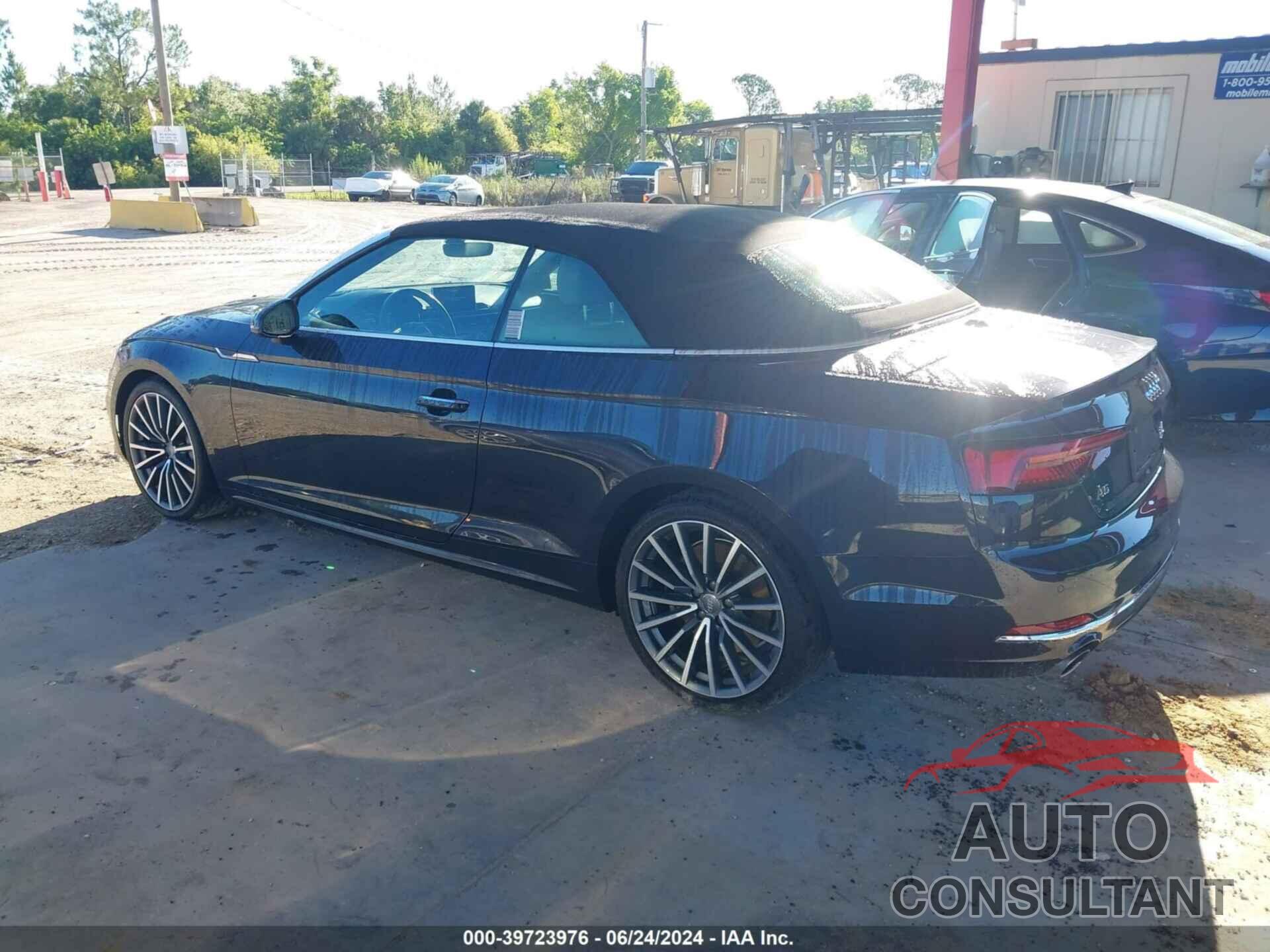 AUDI A5 2018 - WAU2NGF54JN018928