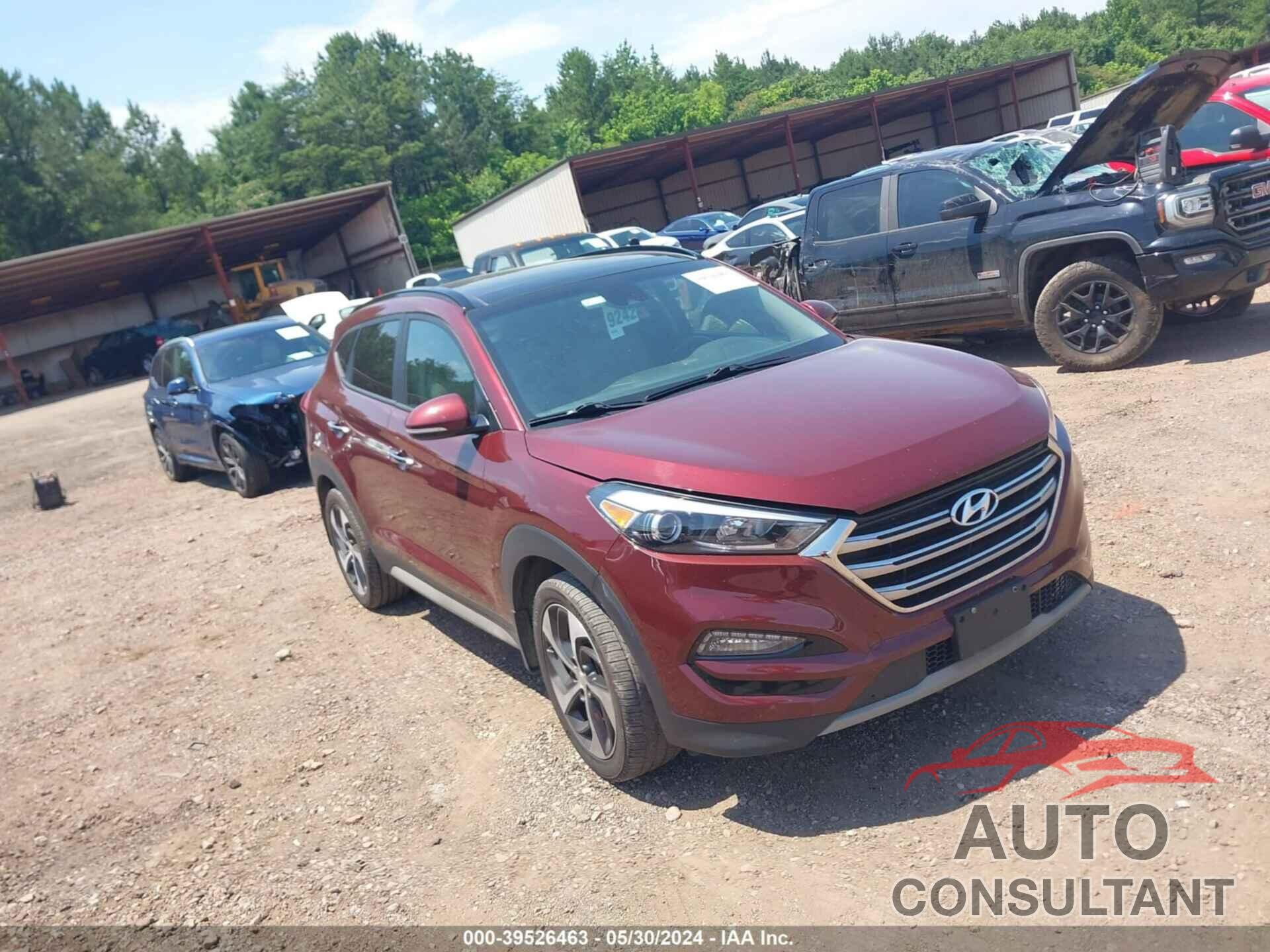 HYUNDAI TUCSON 2017 - KM8J3CA28HU372635