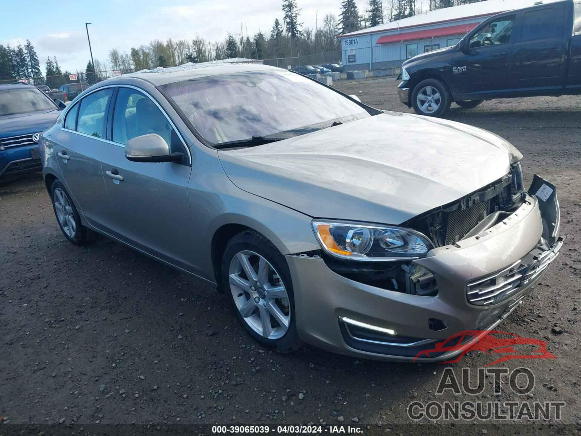 VOLVO S60 2016 - YV126MFK9G2403491