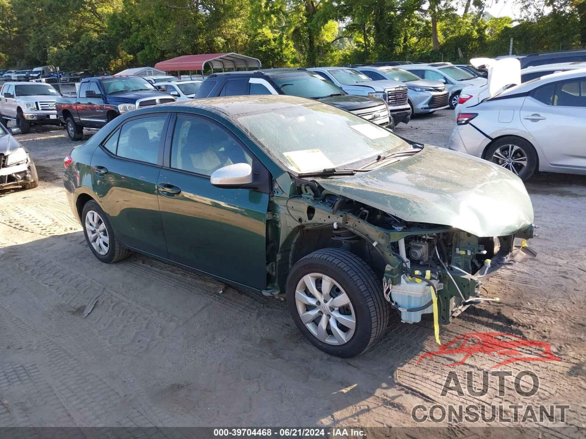 TOYOTA COROLLA 2016 - 2T1BURHE8GC579501