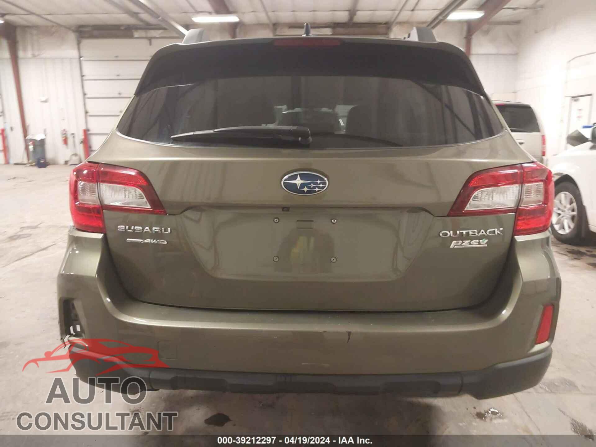 SUBARU OUTBACK 2016 - 4S4BSAFC8G3283679