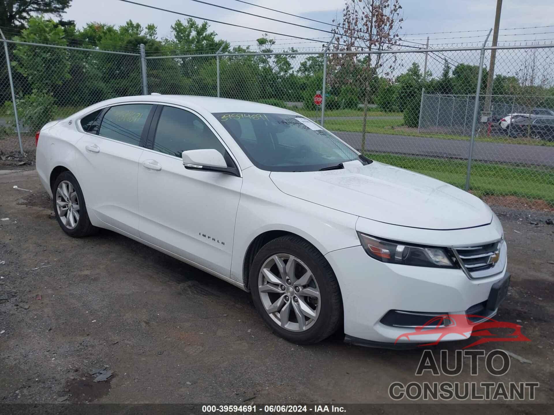 CHEVROLET IMPALA 2017 - 2G1105S36H9178501