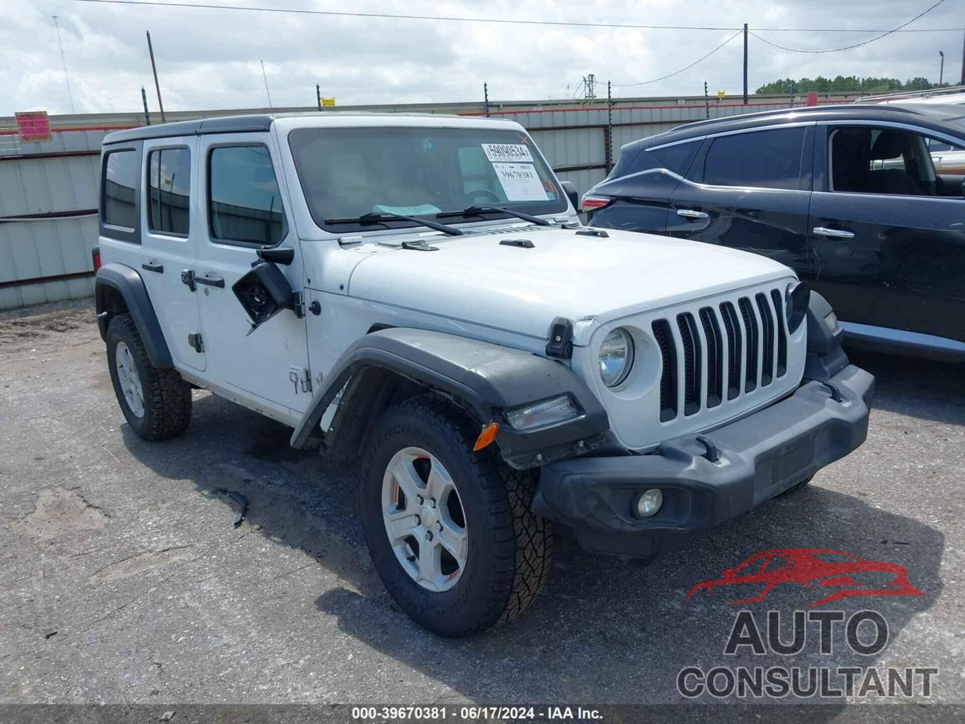 JEEP WRANGLER UNLIMITED 2020 - 1C4HJXDG9LW298016