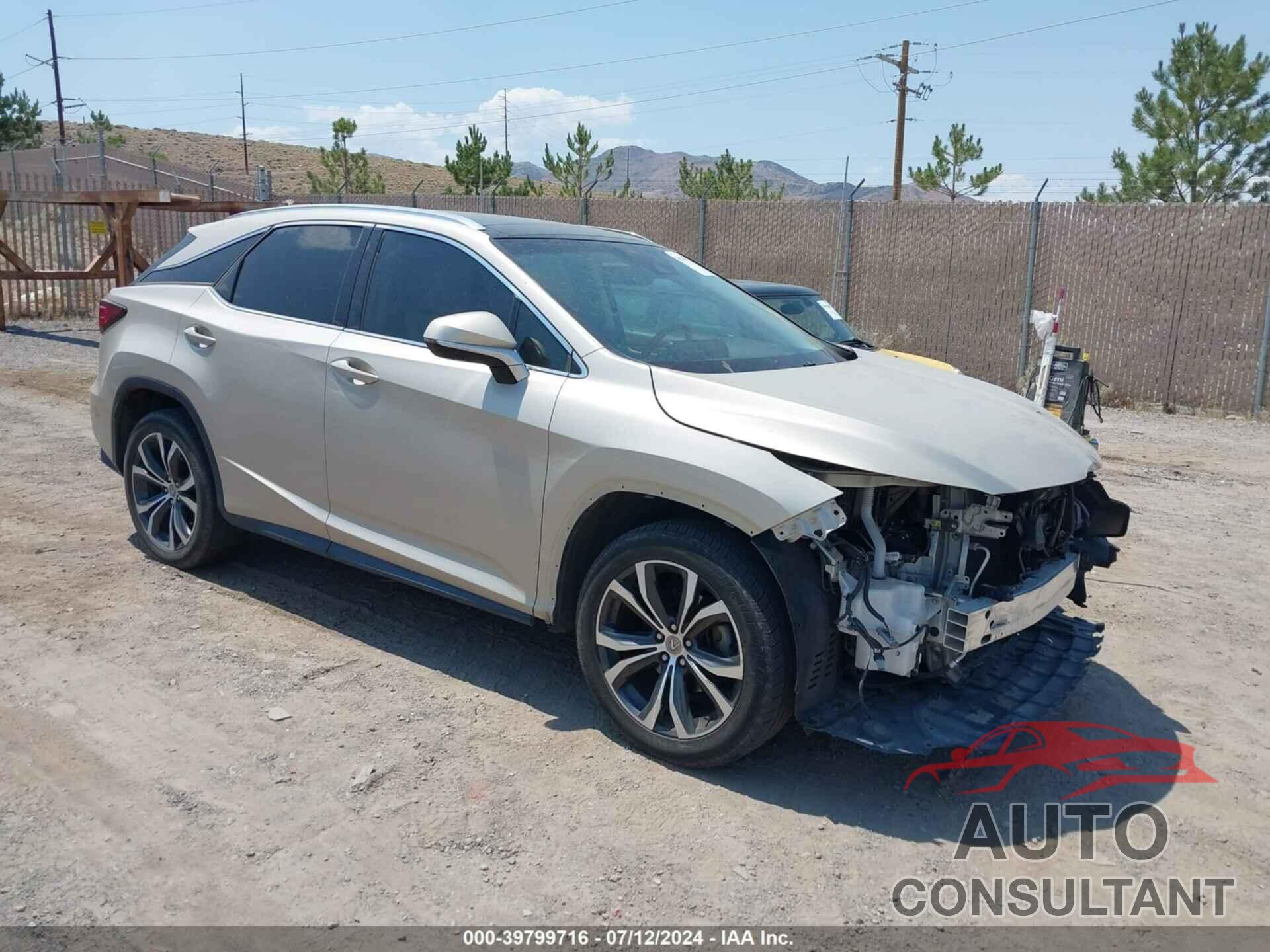 LEXUS RX 350 2017 - 2T2BZMCA6HC088043