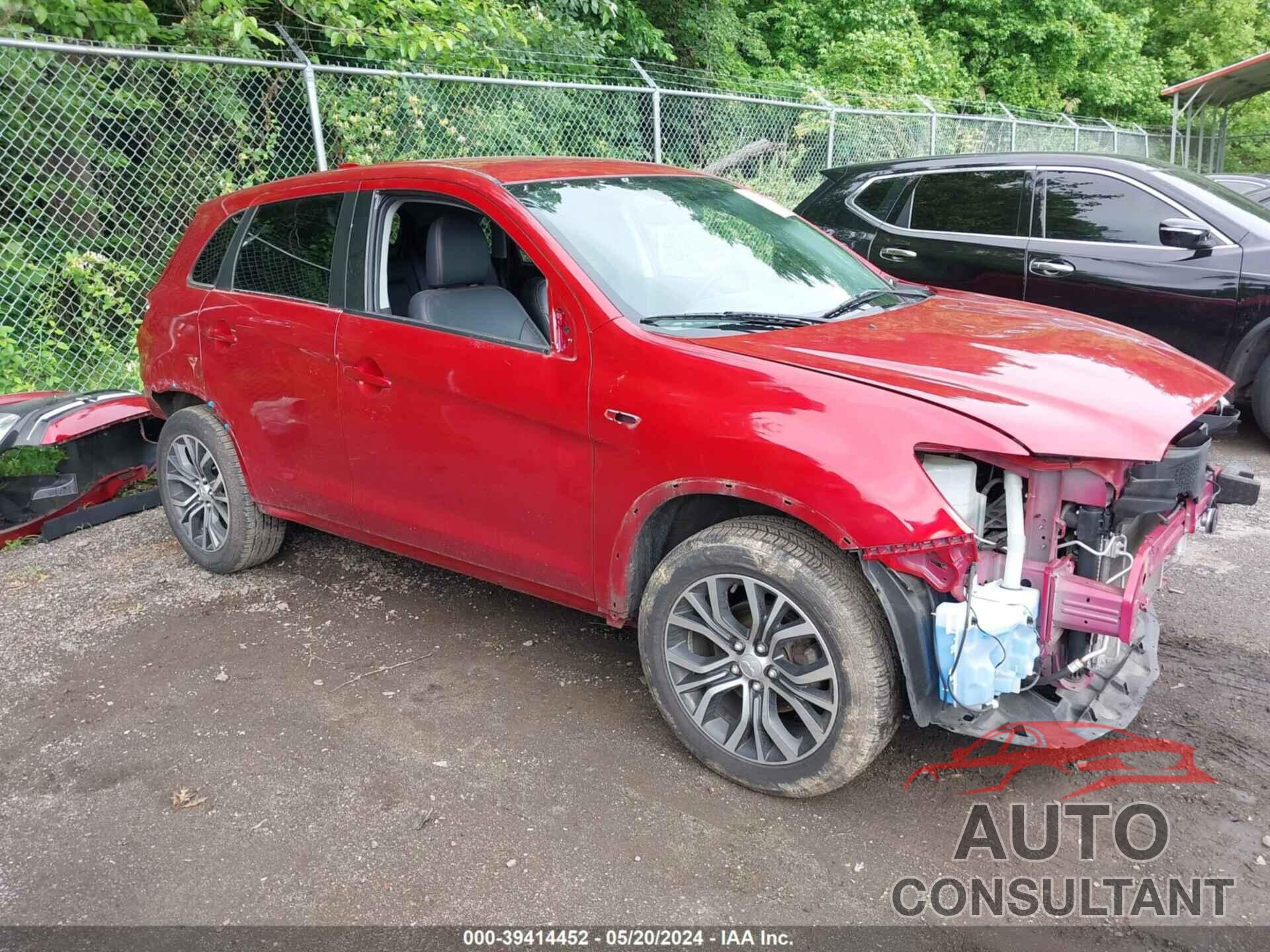 MITSUBISHI OUTLANDER SPORT 2018 - JA4AR3AW8JU001562