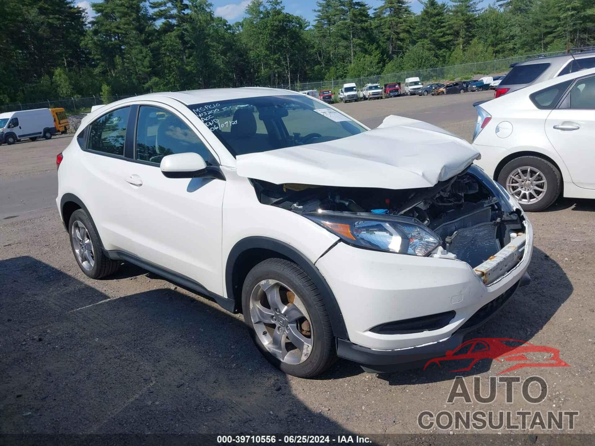 HONDA HR-V 2018 - 3CZRU6H39JM727417