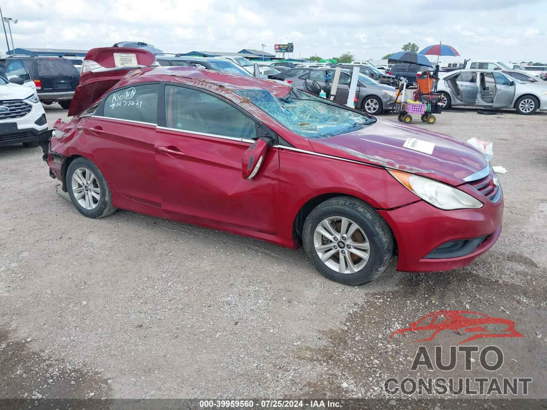 HYUNDAI SONATA 2014 - 5NPEB4AC0EH827037