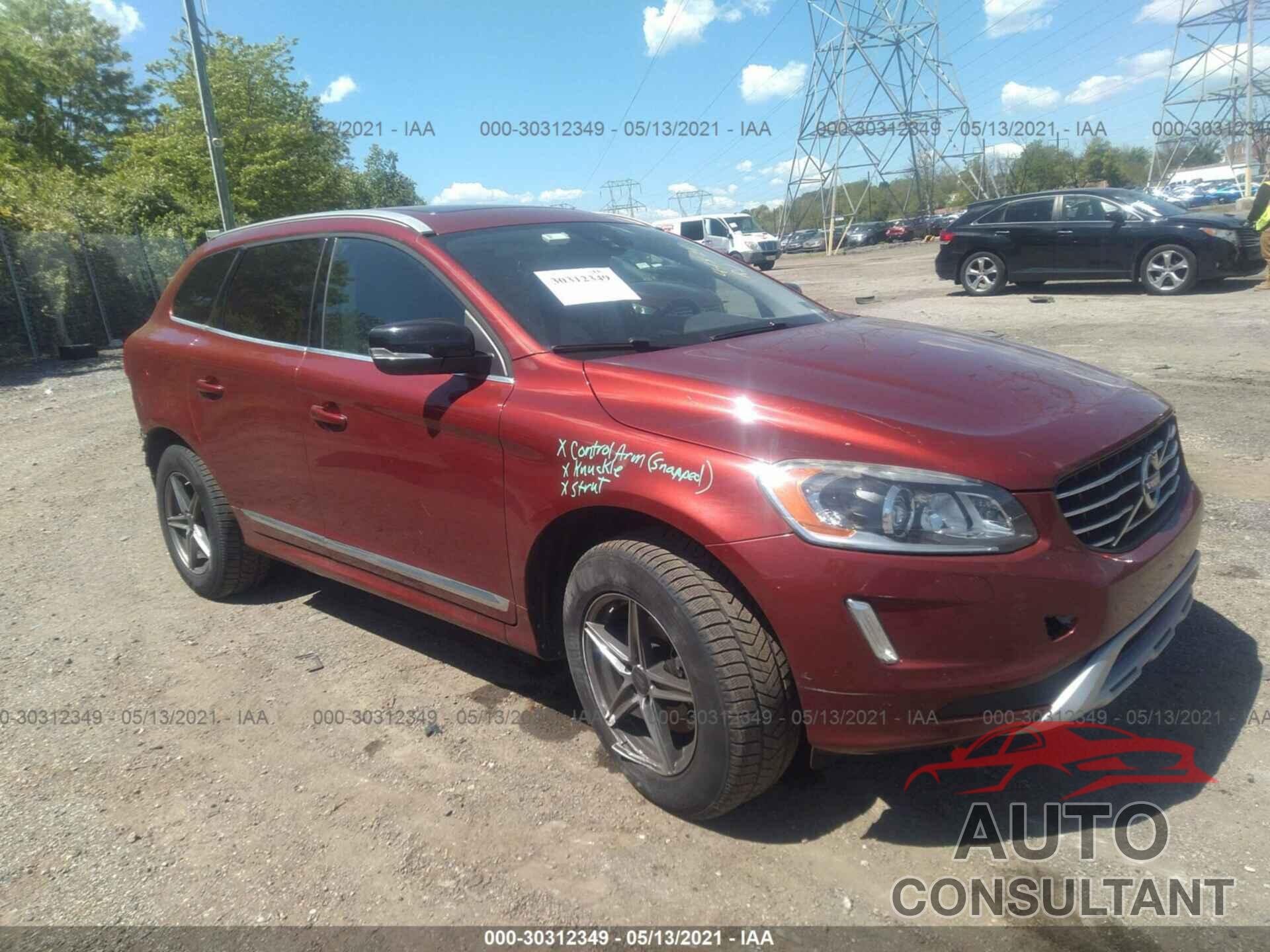 VOLVO XC60 2017 - YV449MRRXH2021189