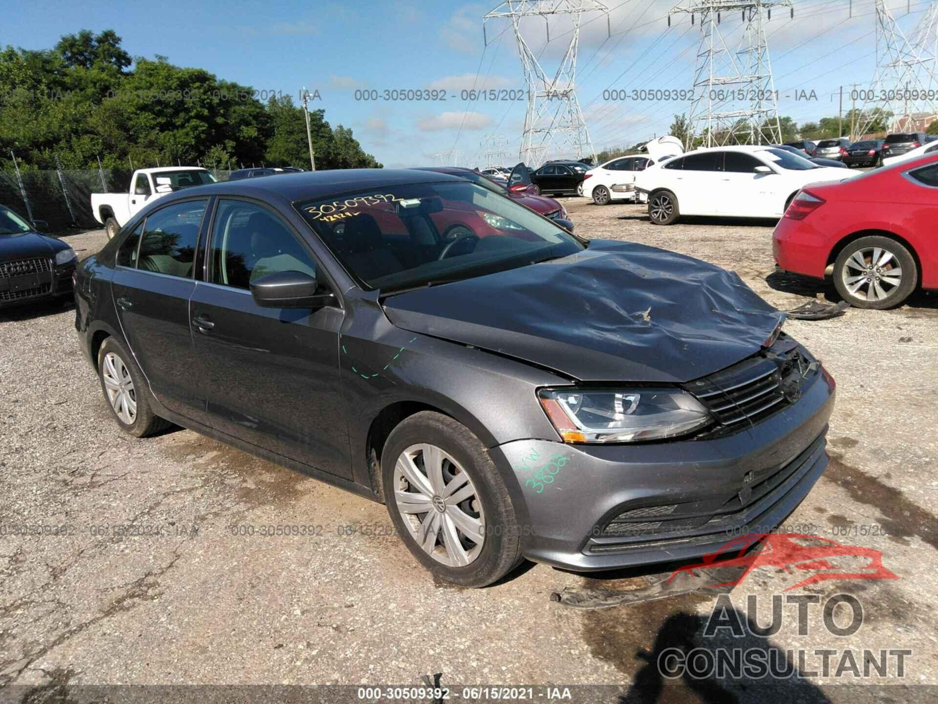 VOLKSWAGEN JETTA 2017 - 3VW2B7AJ0HM398190