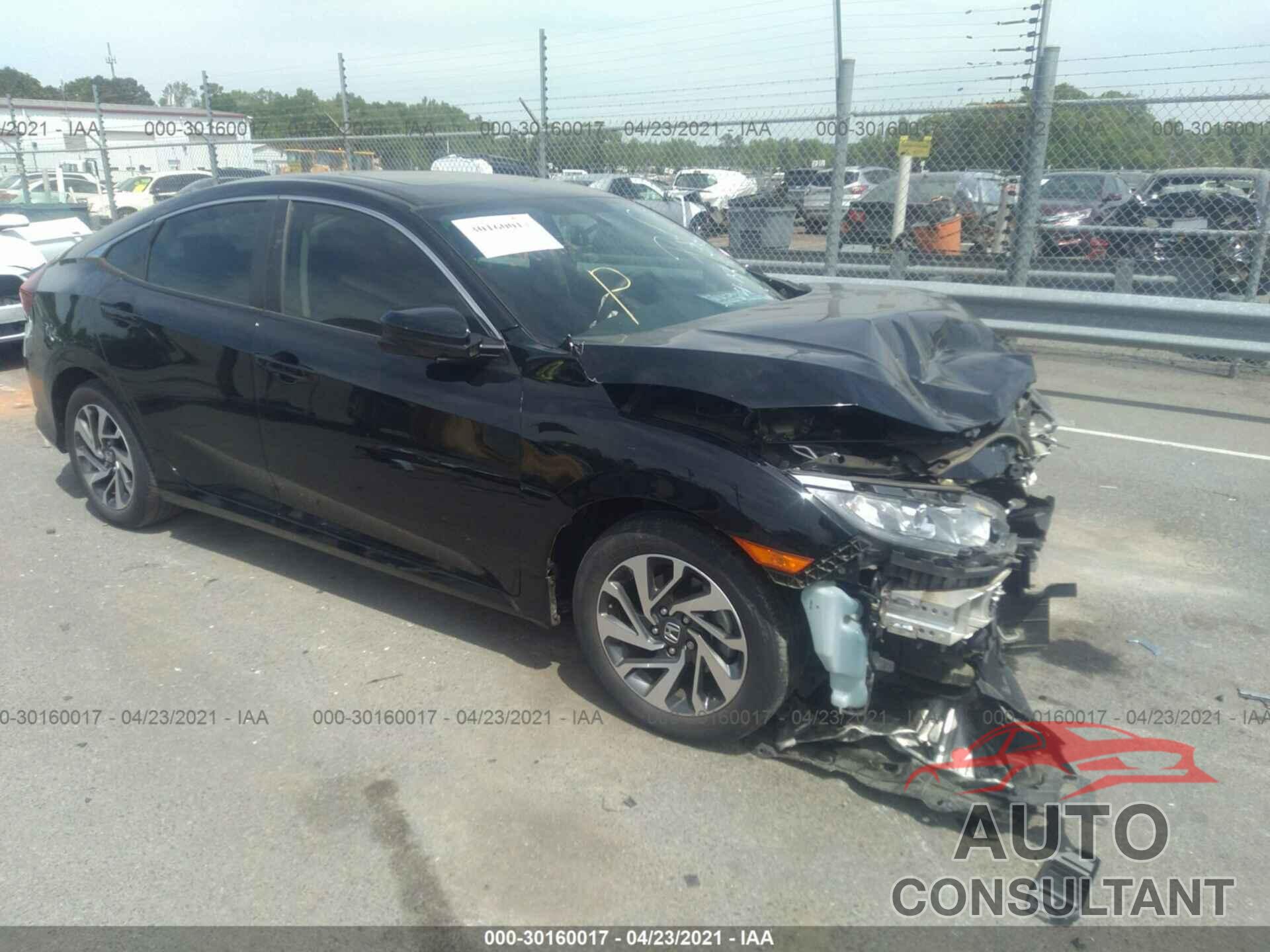 HONDA CIVIC SEDAN 2016 - 19XFC2F74GE033599