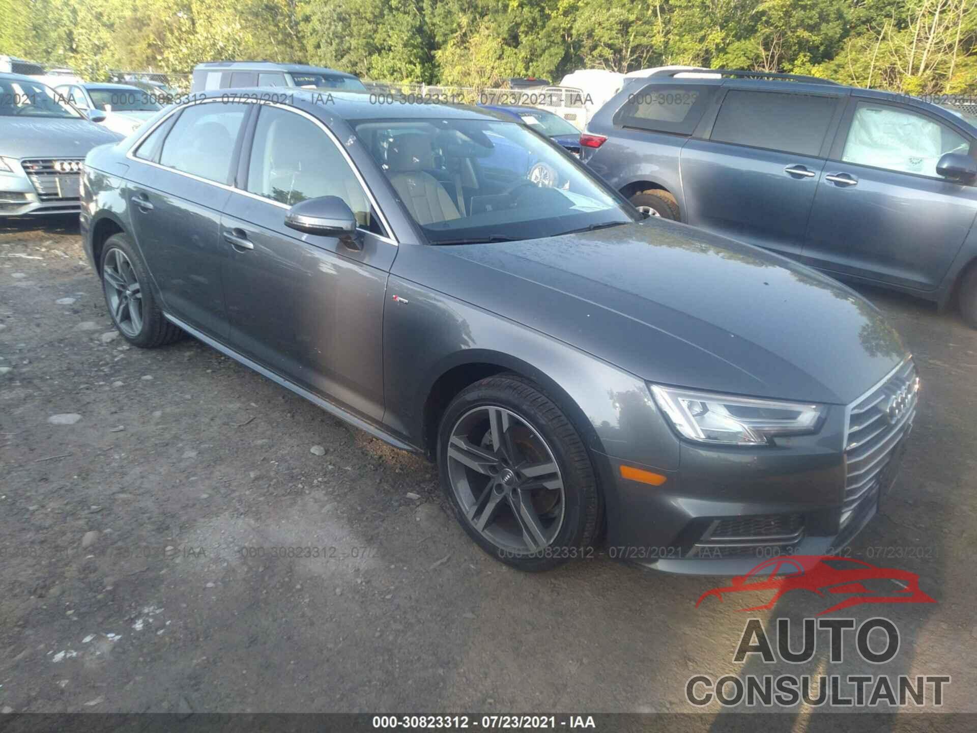 AUDI A4 2018 - WAULMAF42JA113863