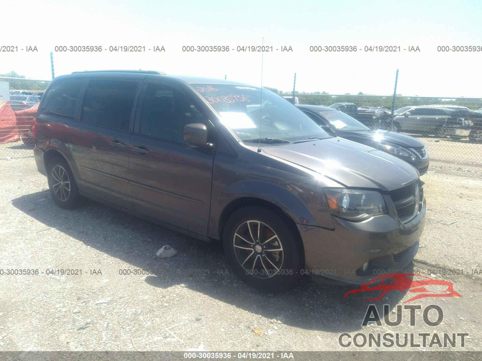 DODGE GRAND CARAVAN 2016 - 2C4RDGEG2GR319121