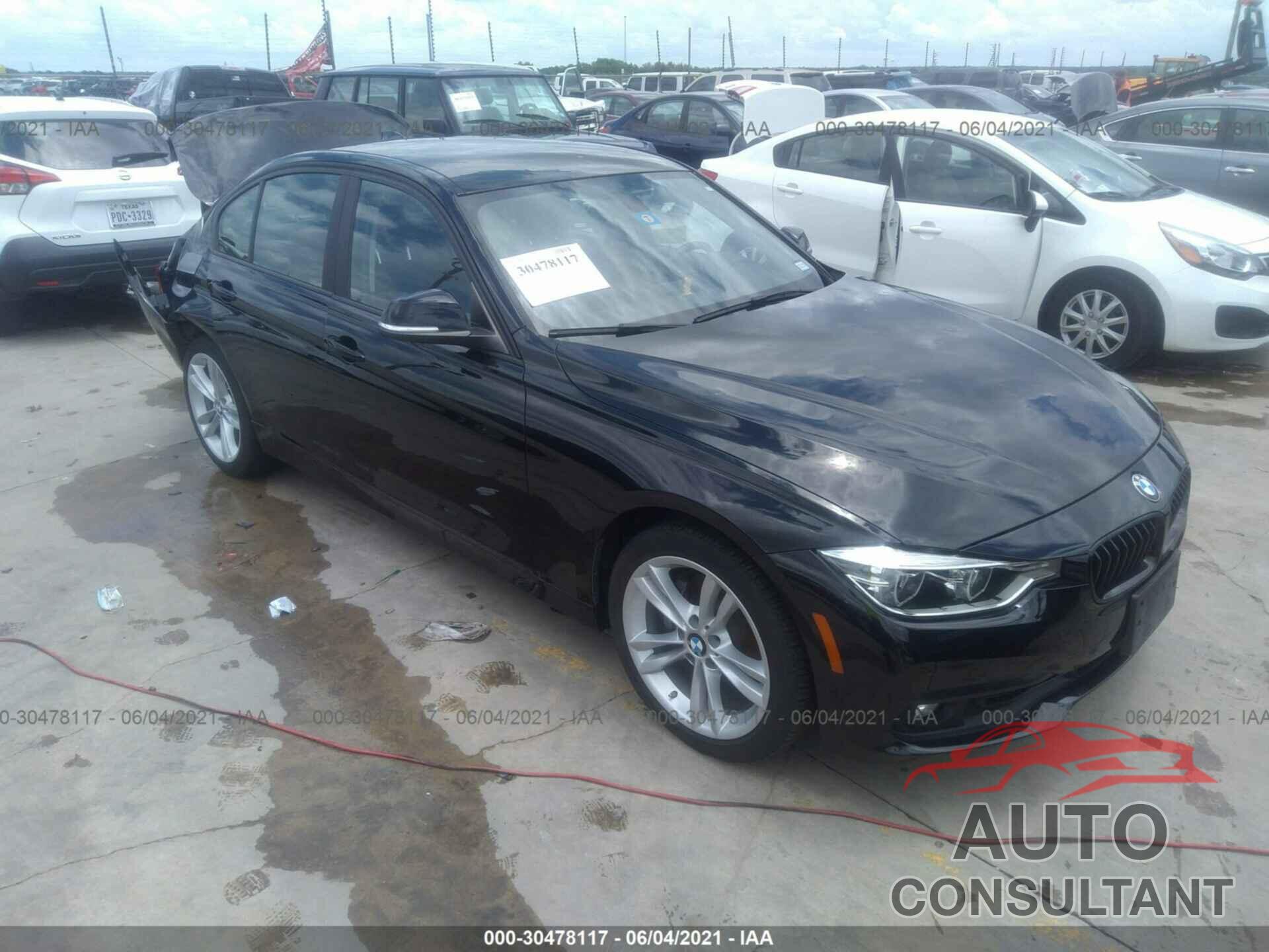 BMW 3 SERIES 2017 - WBA8E1G31HNU17181