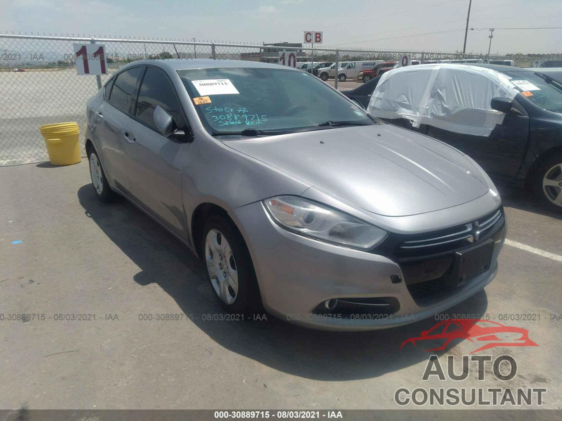 DODGE DART 2016 - 1C3CDFAA7GD644694