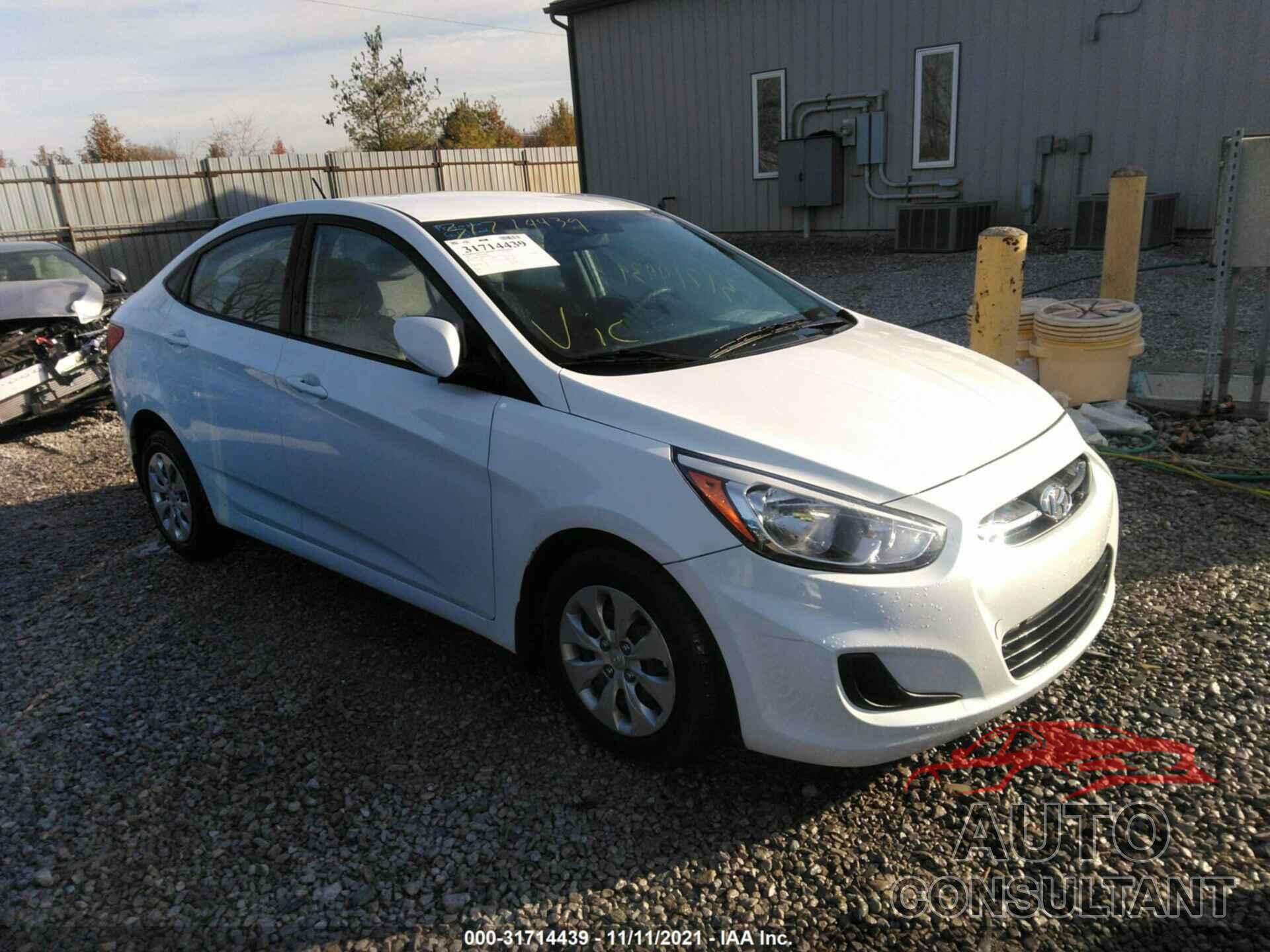 HYUNDAI ACCENT 2016 - KMHCT4AE1GU048918