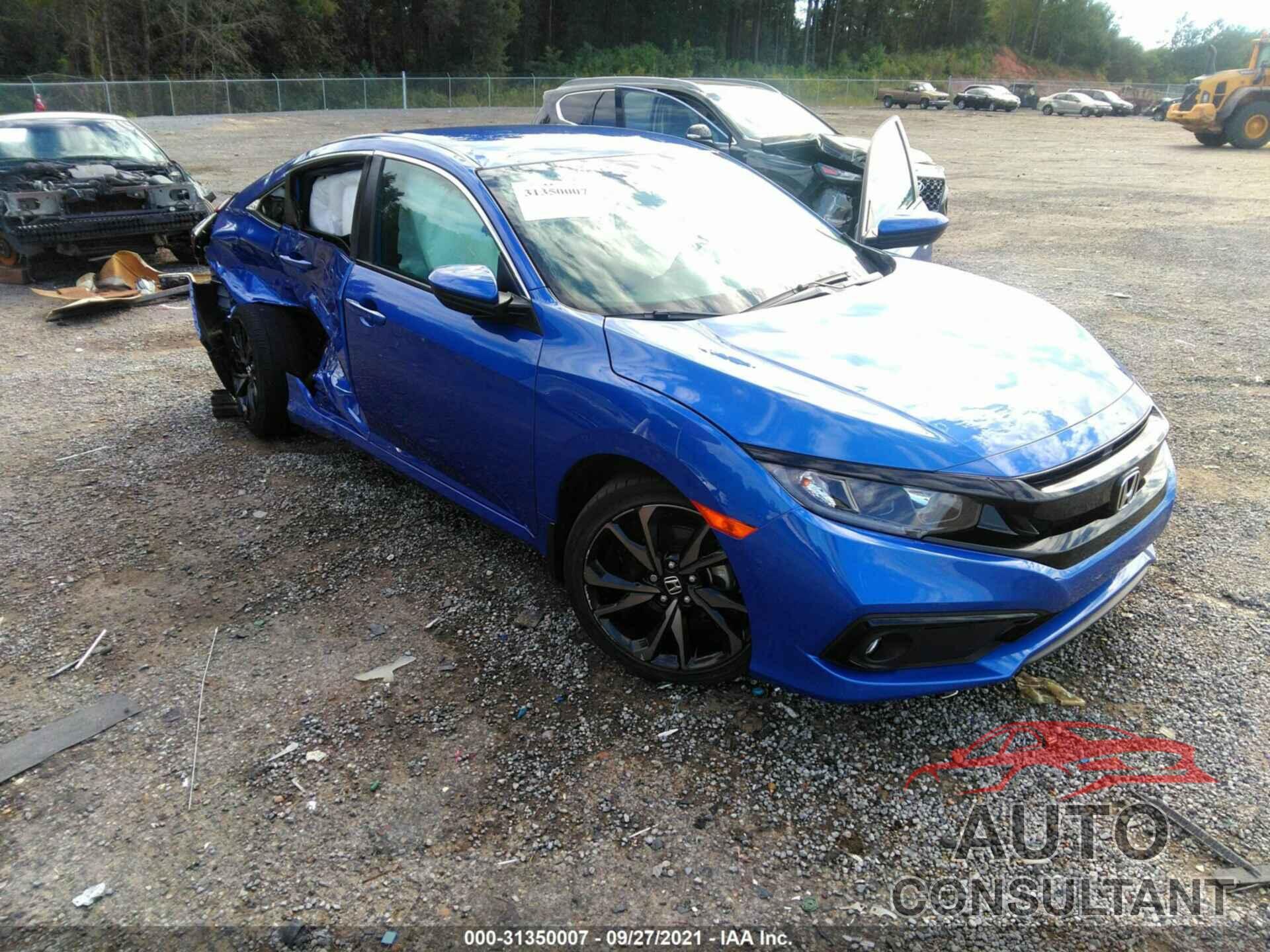 HONDA CIVIC SEDAN 2019 - 19XFC2F87KE039950