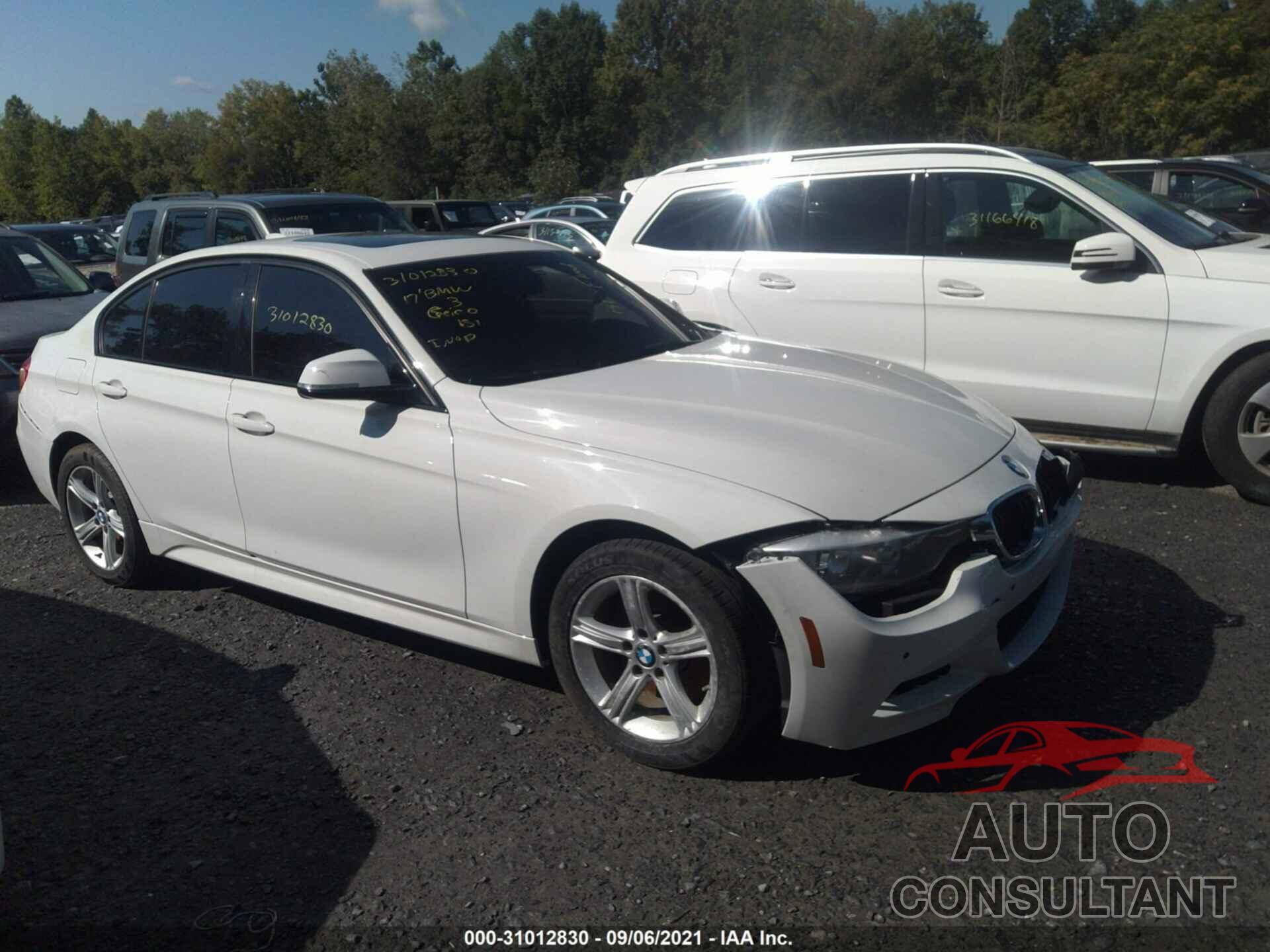 BMW 3 SERIES 2017 - WBA8D9C33HA004788