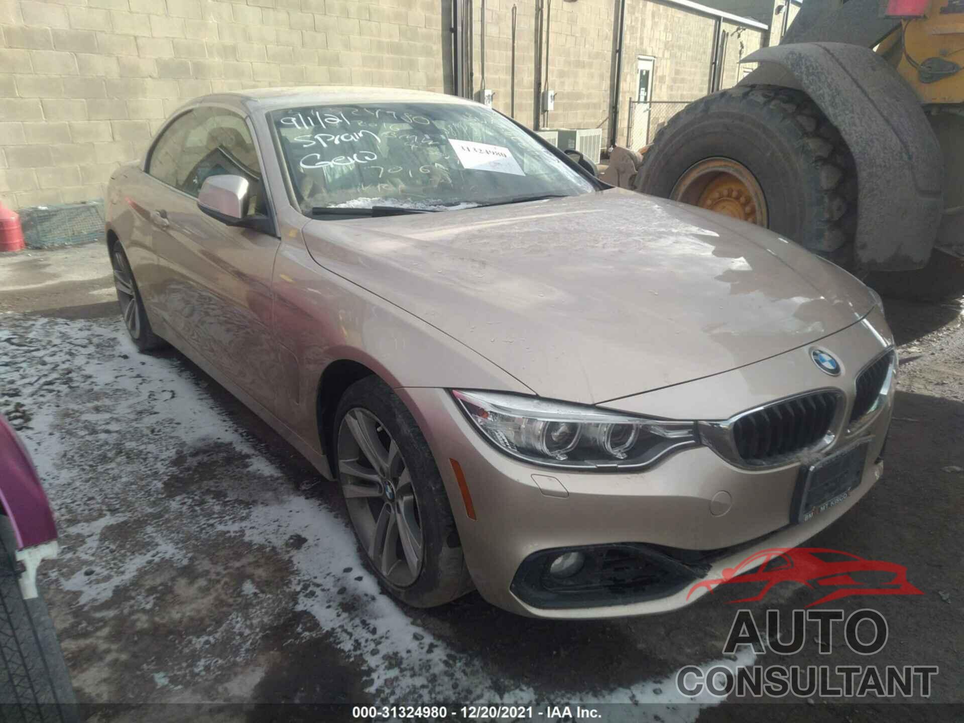 BMW 4 SERIES 2016 - WBA3T1C58GP822626