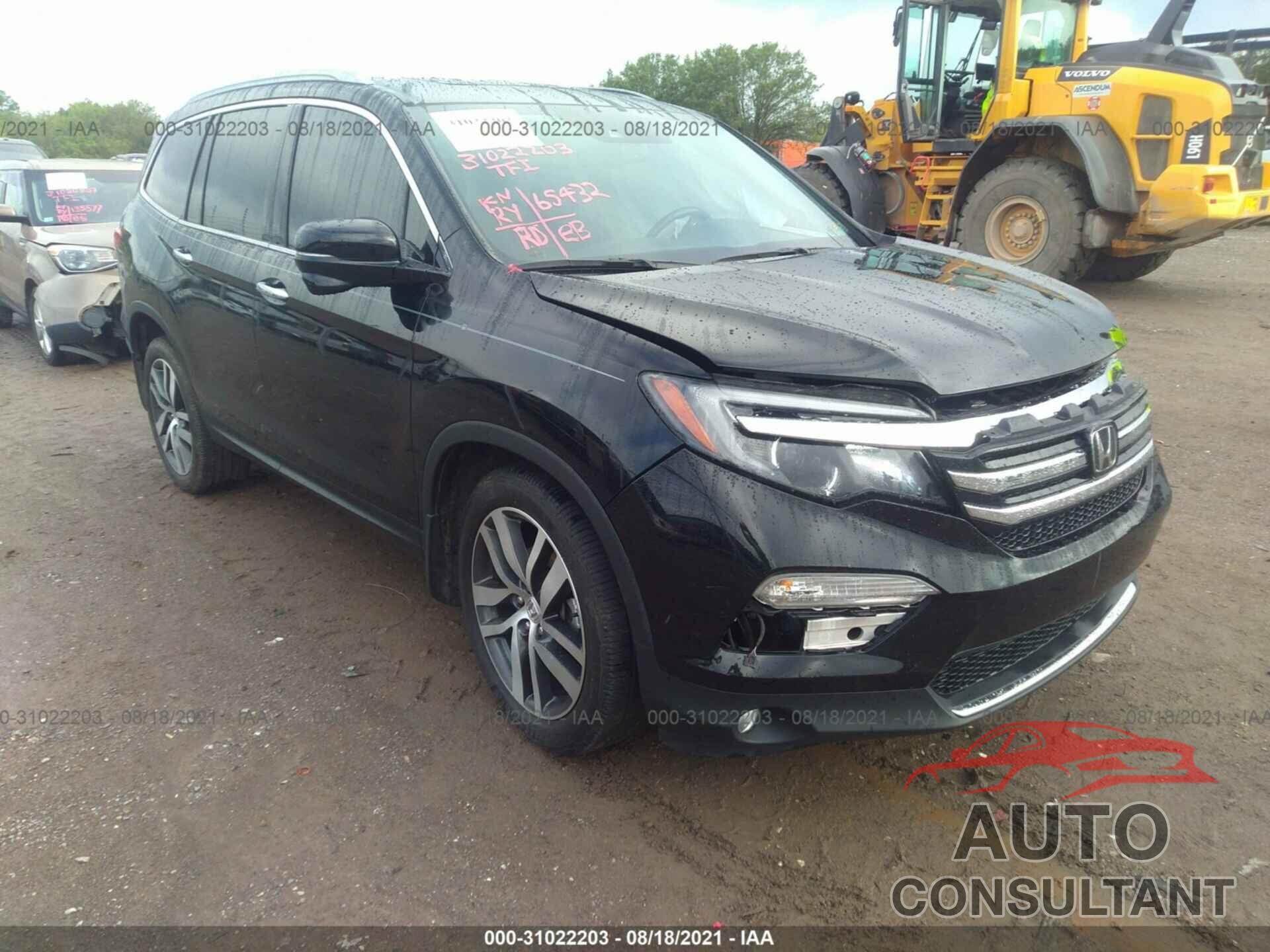 HONDA PILOT 2016 - 5FNYF5H95GB027207