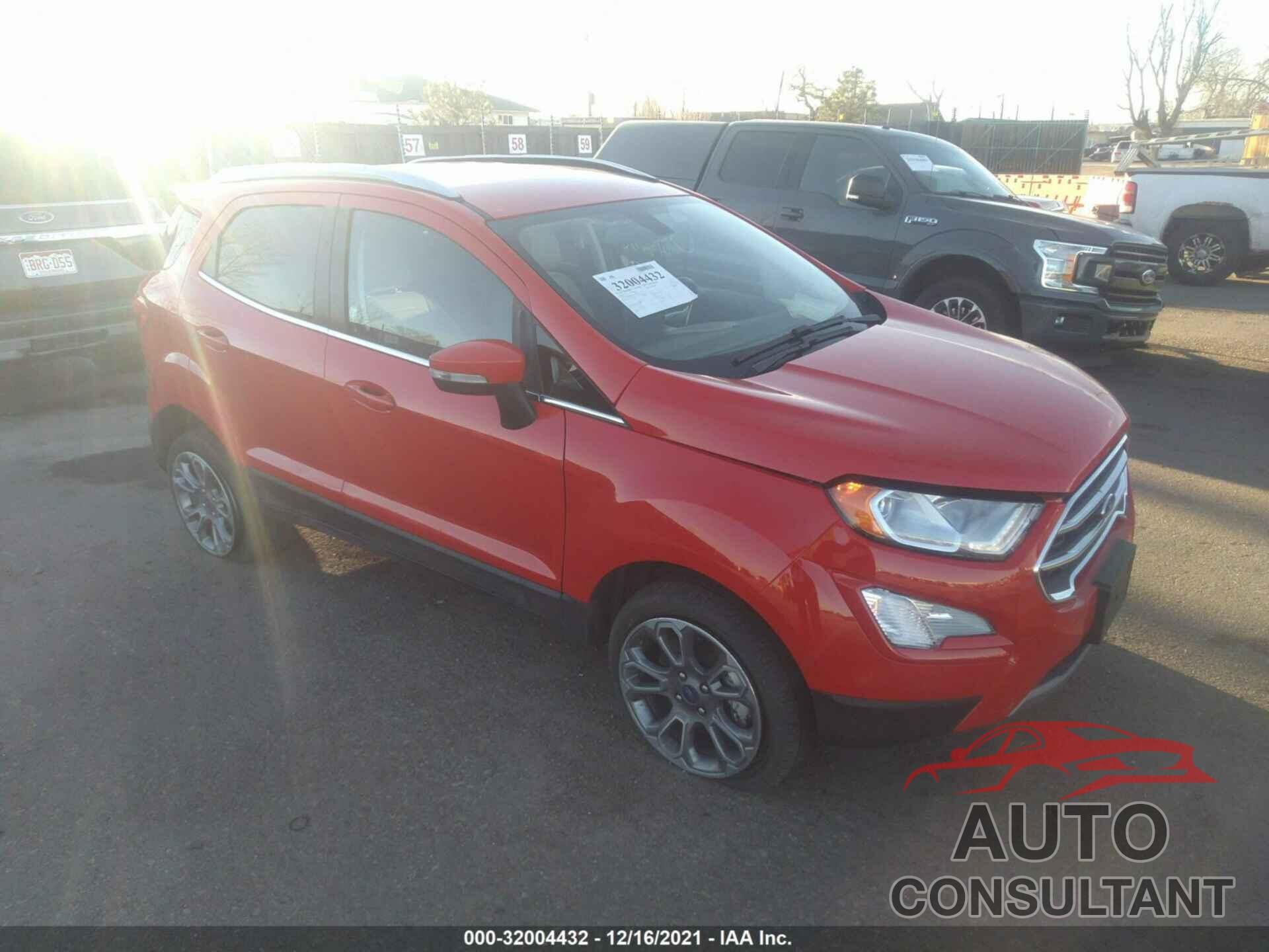 FORD ECOSPORT 2020 - MAJ6S3KL2LC353152