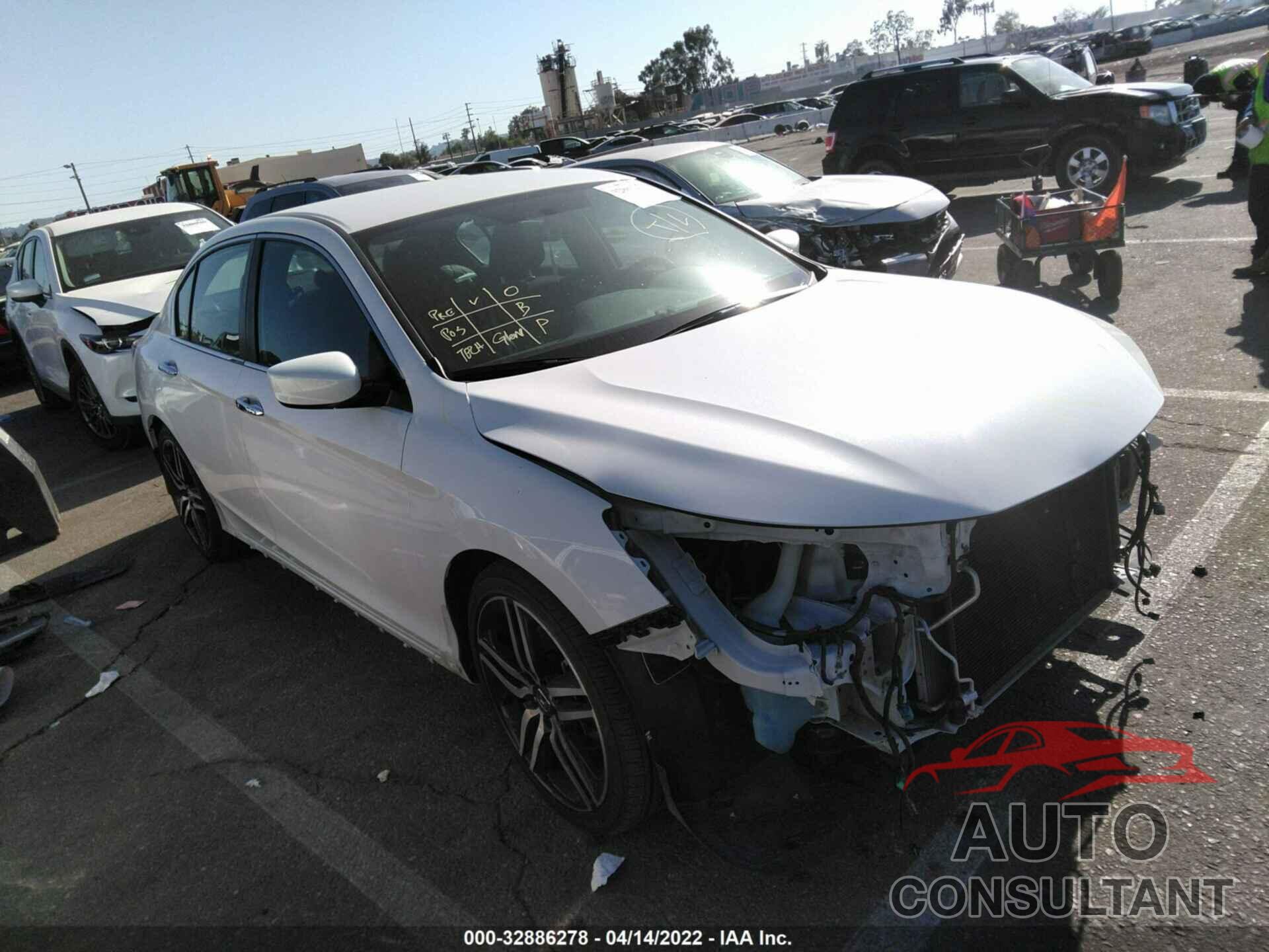 HONDA ACCORD SEDAN 2017 - 1HGCR2F59HA308132