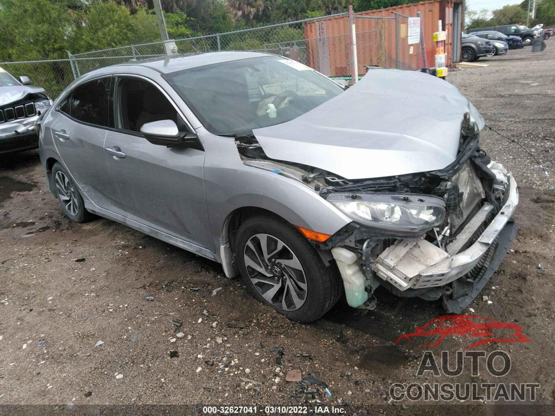 HONDA CIVIC HATCHBACK 2018 - SHHFK7H25JU211537