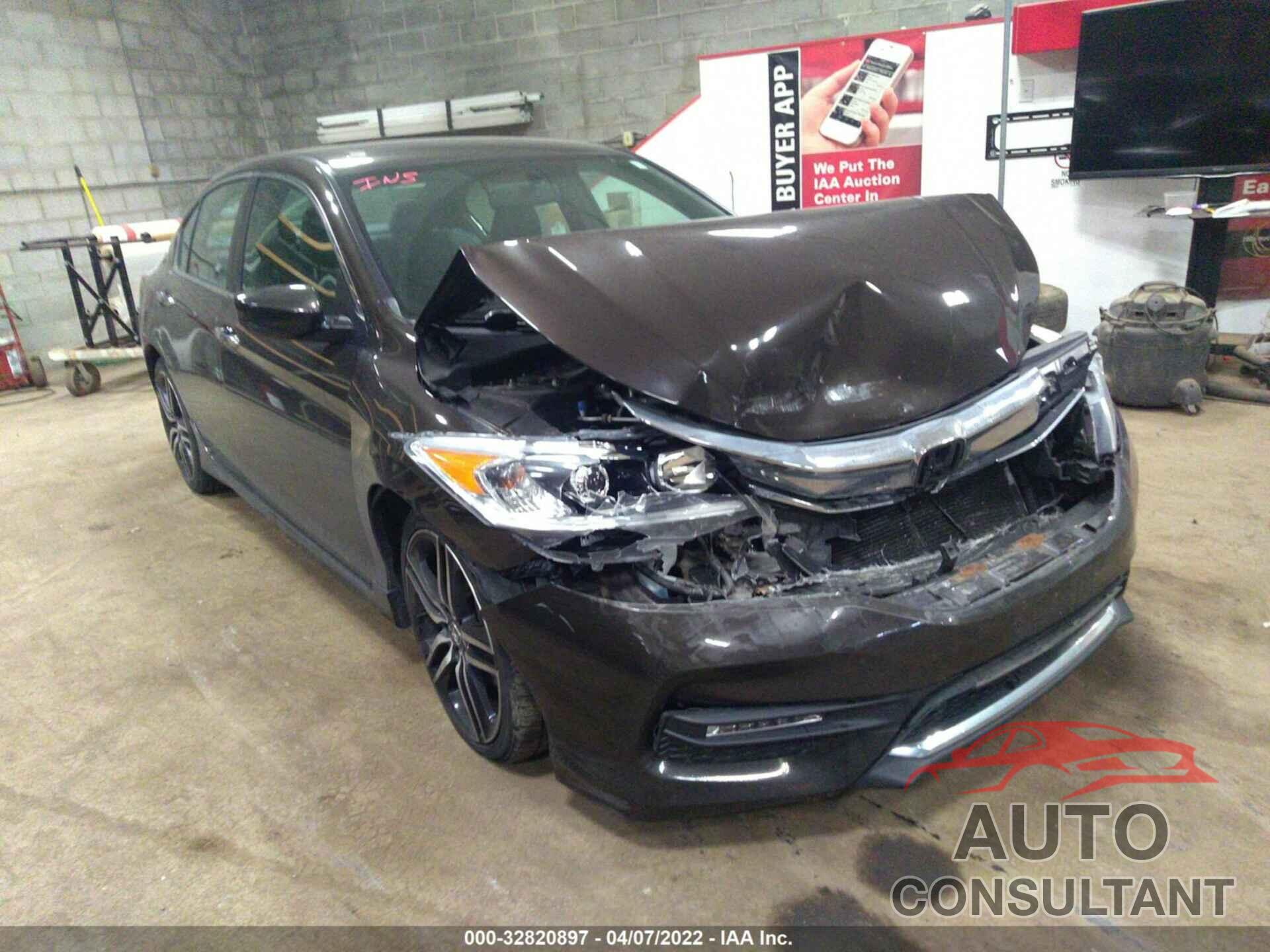 HONDA ACCORD SEDAN 2016 - 1HGCR2F50GA177929