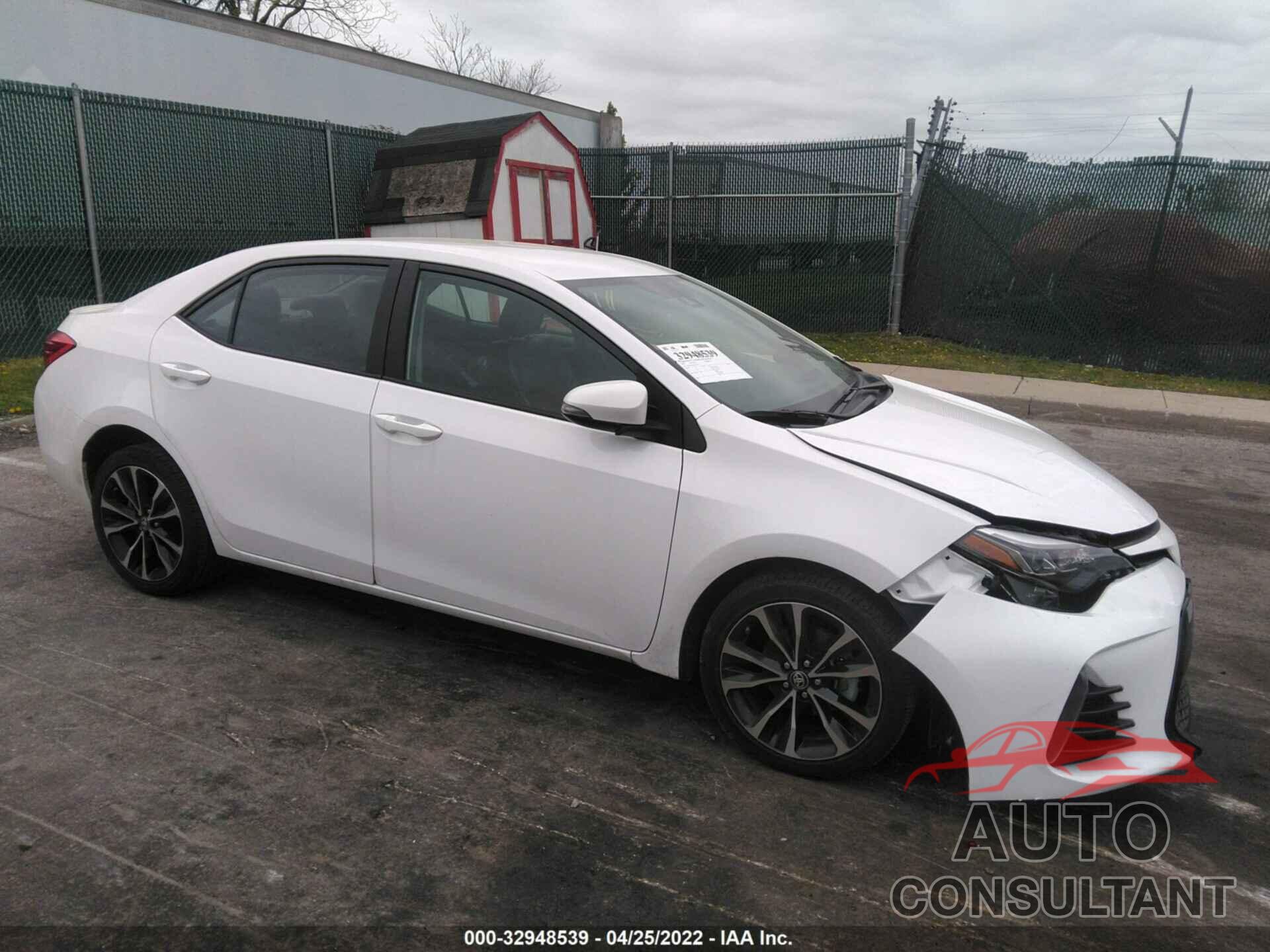 TOYOTA COROLLA 2019 - 2T1BURHE5KC187875