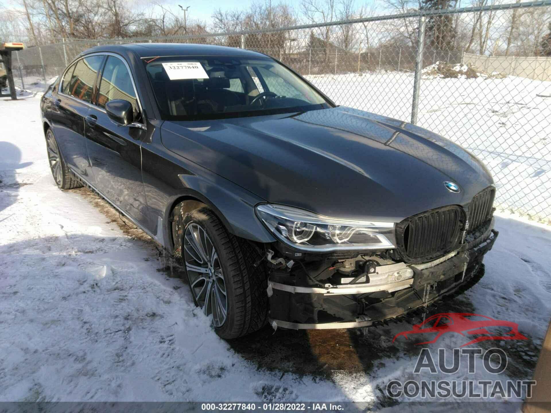 BMW 7 SERIES 2016 - WBA7F2C57GGE12322