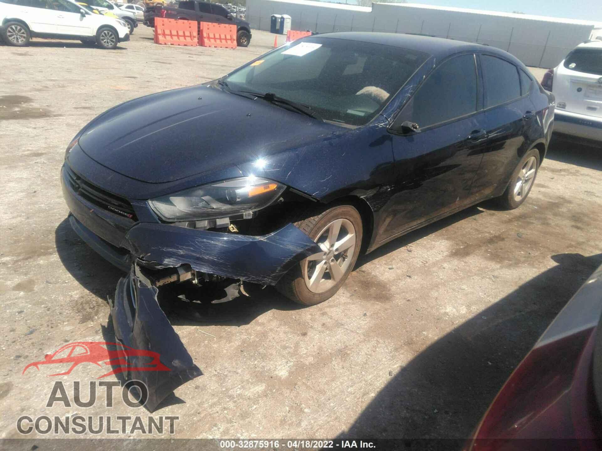 DODGE DART 2016 - 1C3CDFBB2GD571208