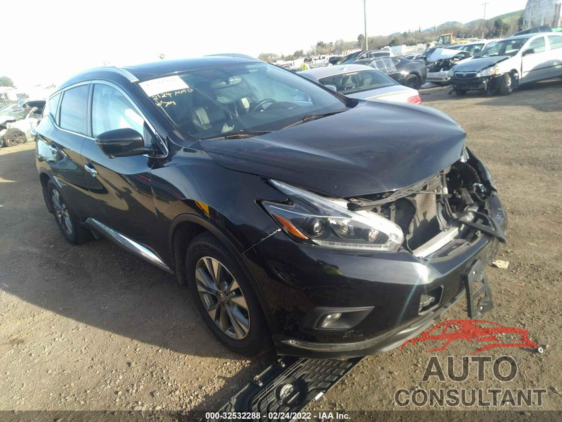 NISSAN MURANO 2018 - 5N1AZ2MHXJN168444