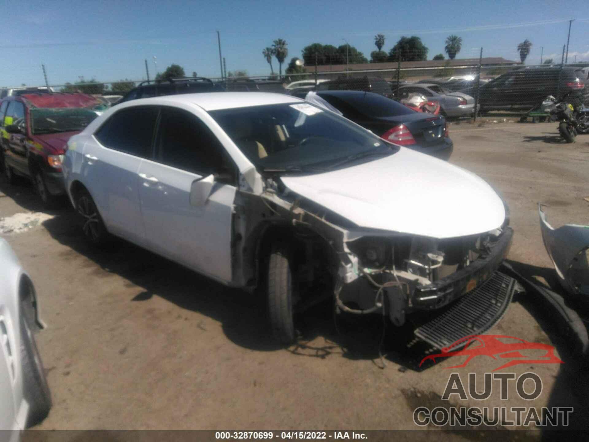 TOYOTA COROLLA 2017 - 5YFBURHE9HP655759