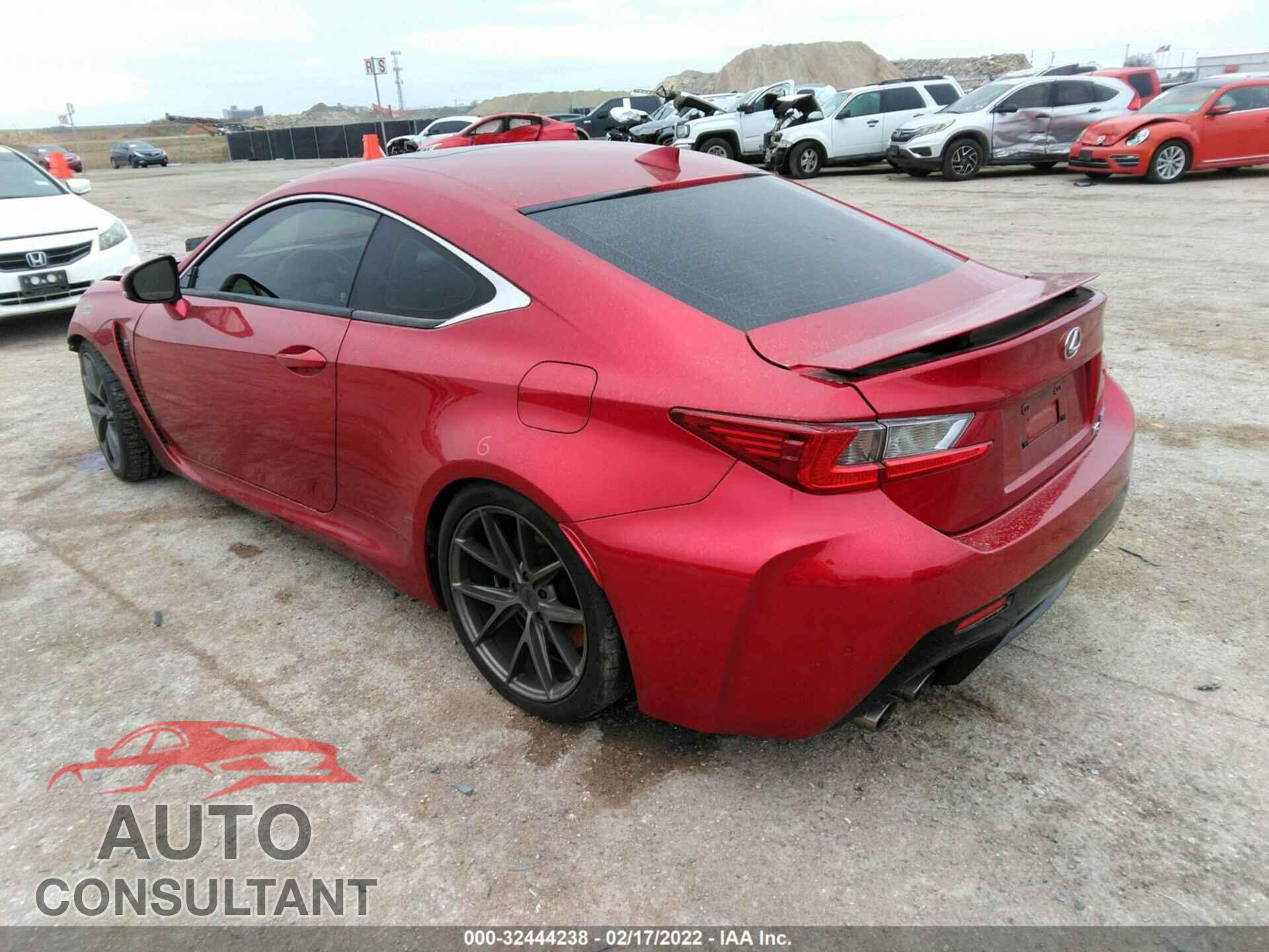 LEXUS RC F 2016 - JTHHP5BC2G5004646