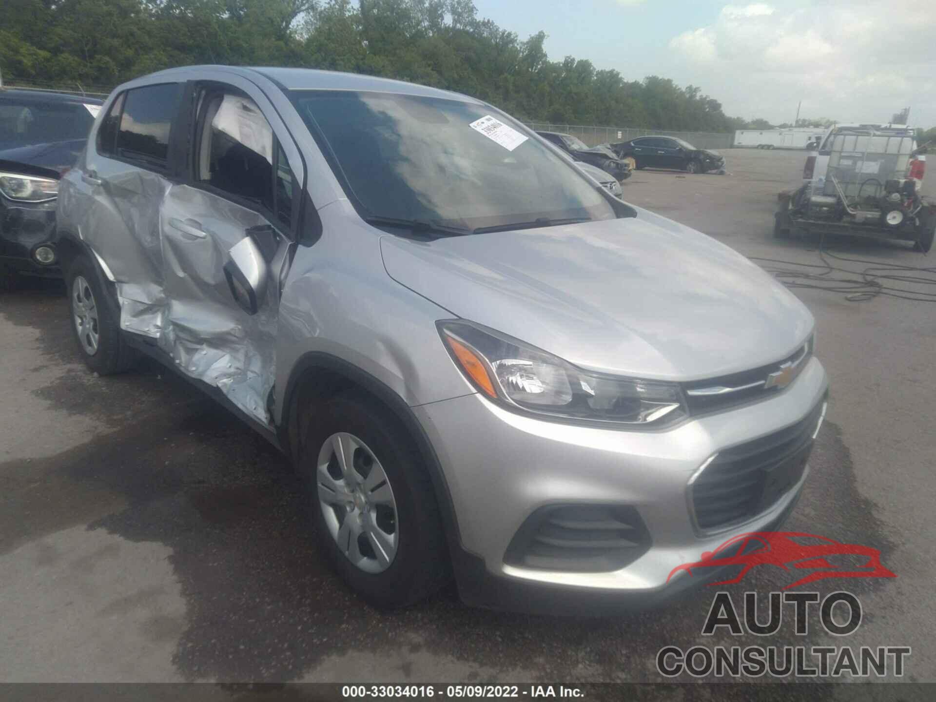 CHEVROLET TRAX 2017 - KL7CJKSB4HB236877