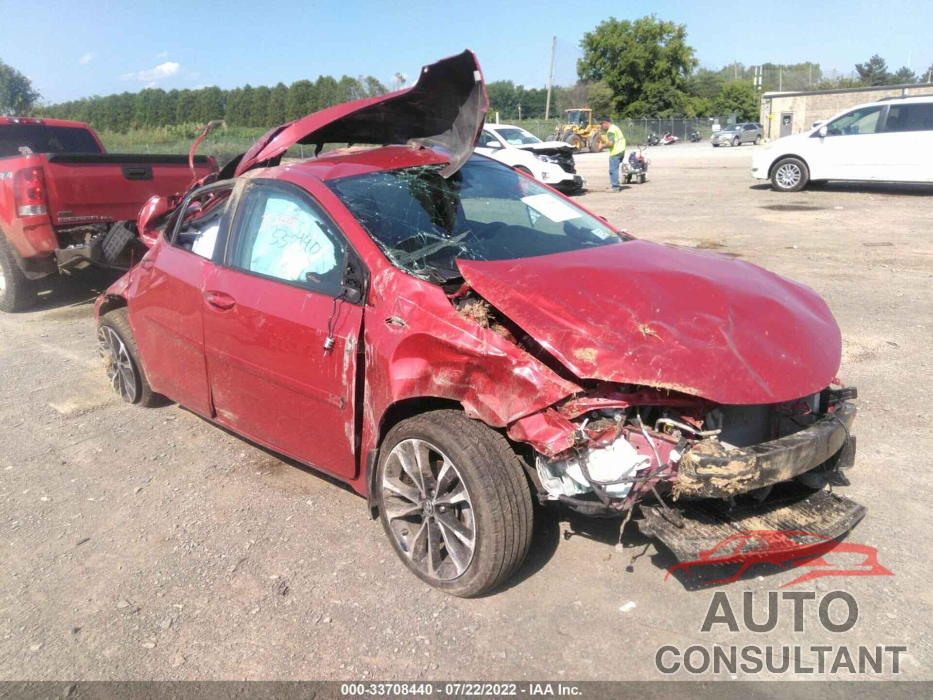 TOYOTA COROLLA 2019 - 2T1BURHE5KC130205