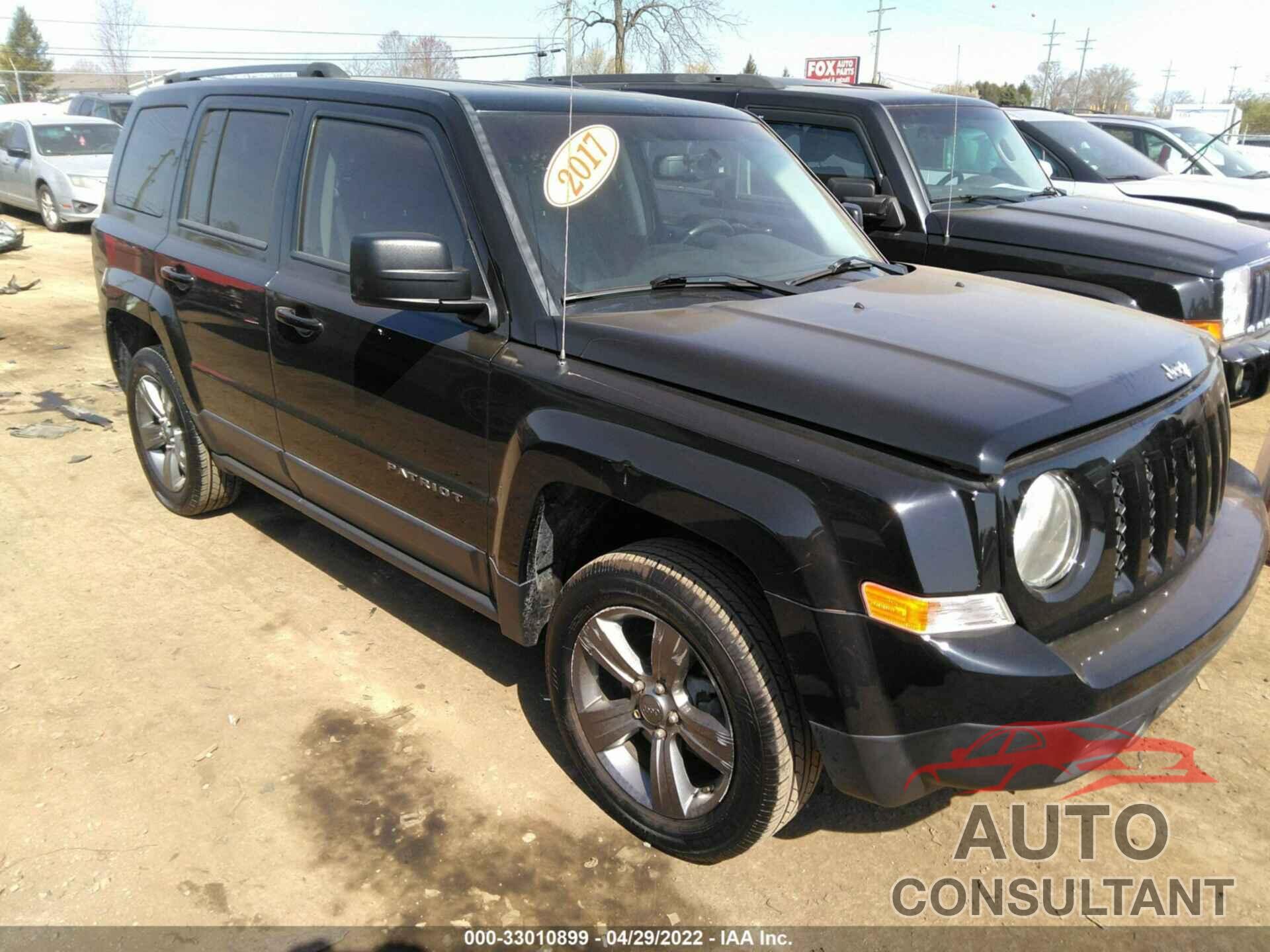 JEEP PATRIOT 2017 - 1C4NJPBAXHD120409