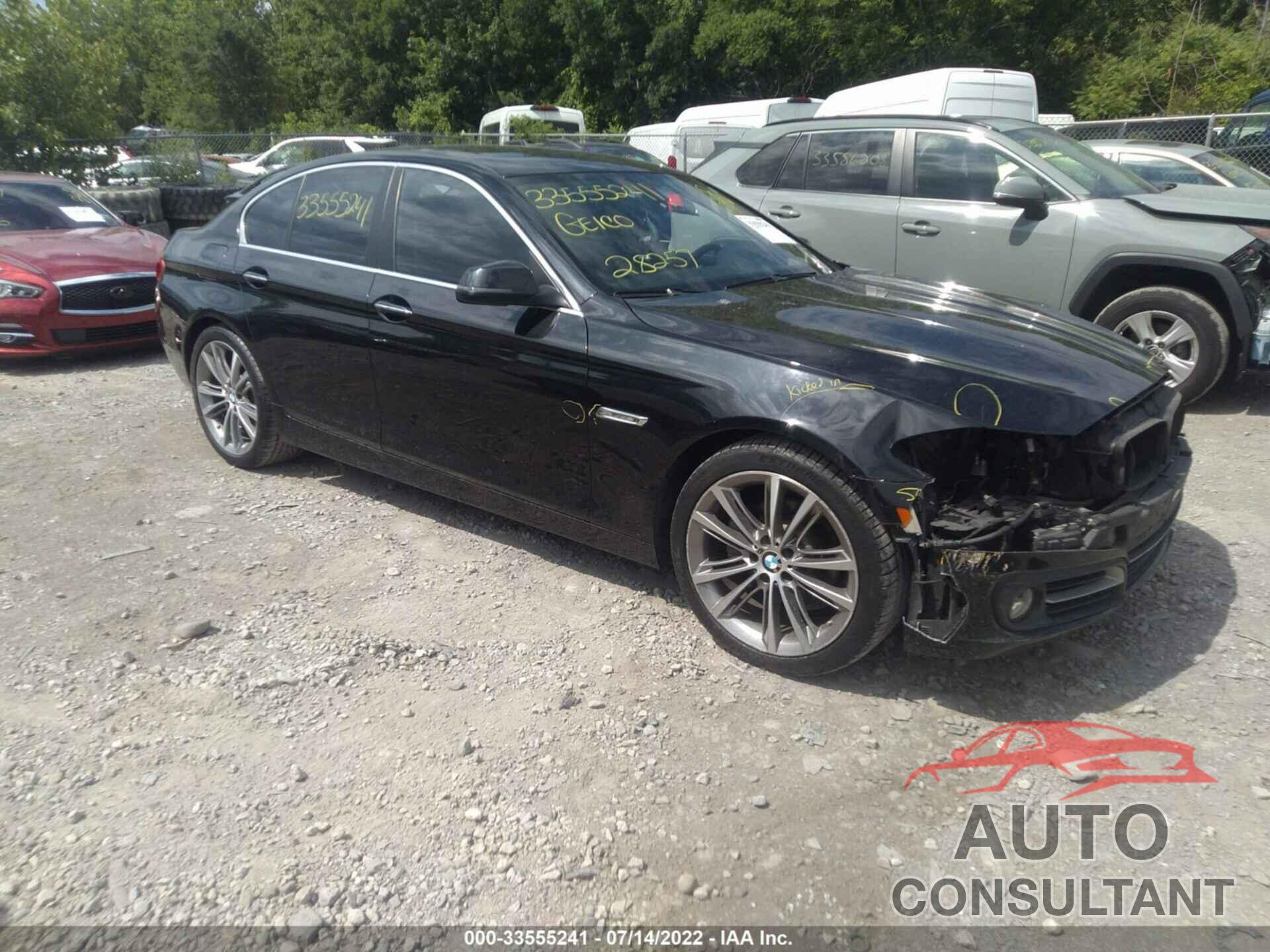 BMW 5 SERIES 2016 - WBA5A7C56GG151216