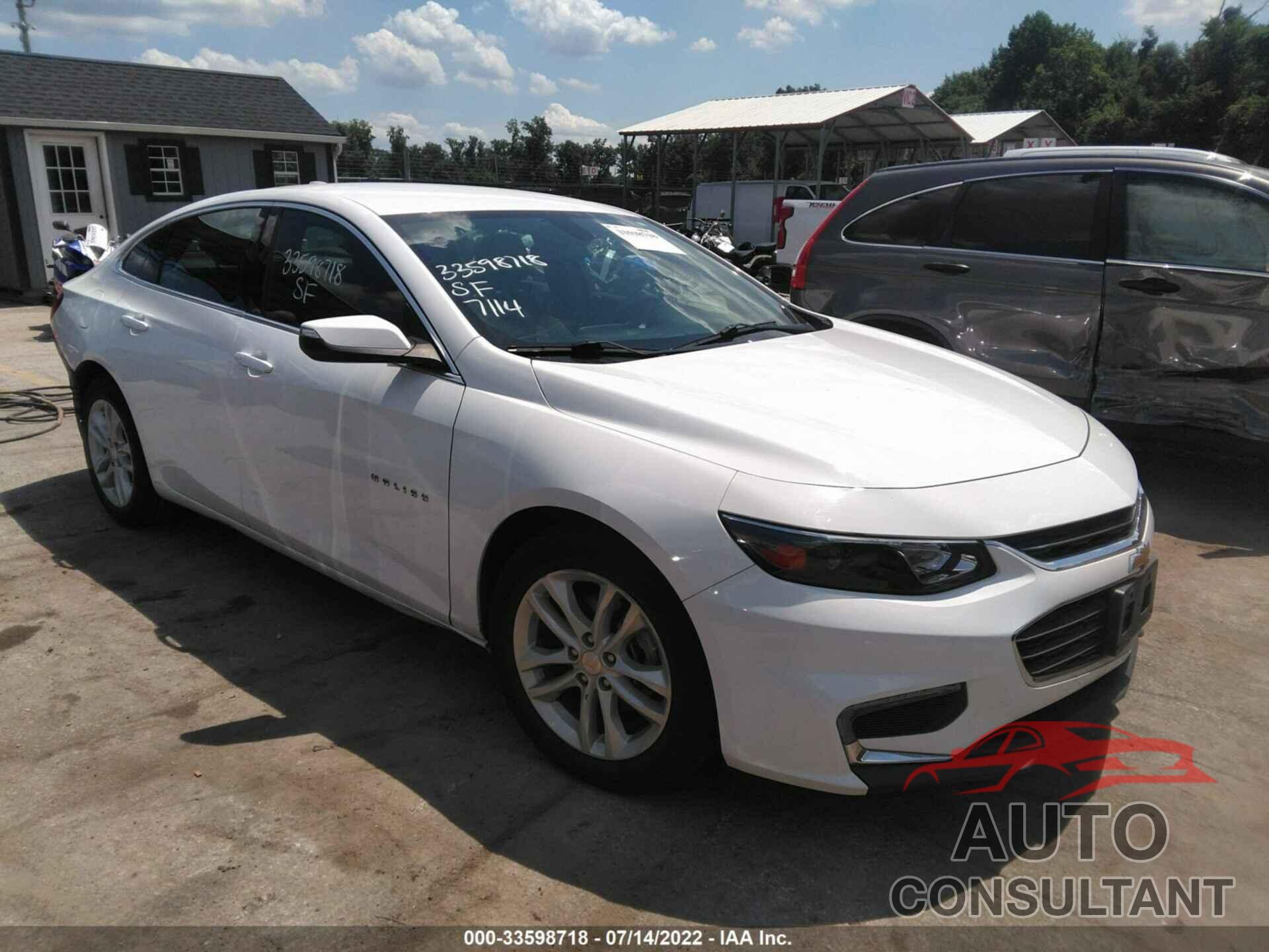 CHEVROLET MALIBU 2016 - 1G1ZE5STXGF293970