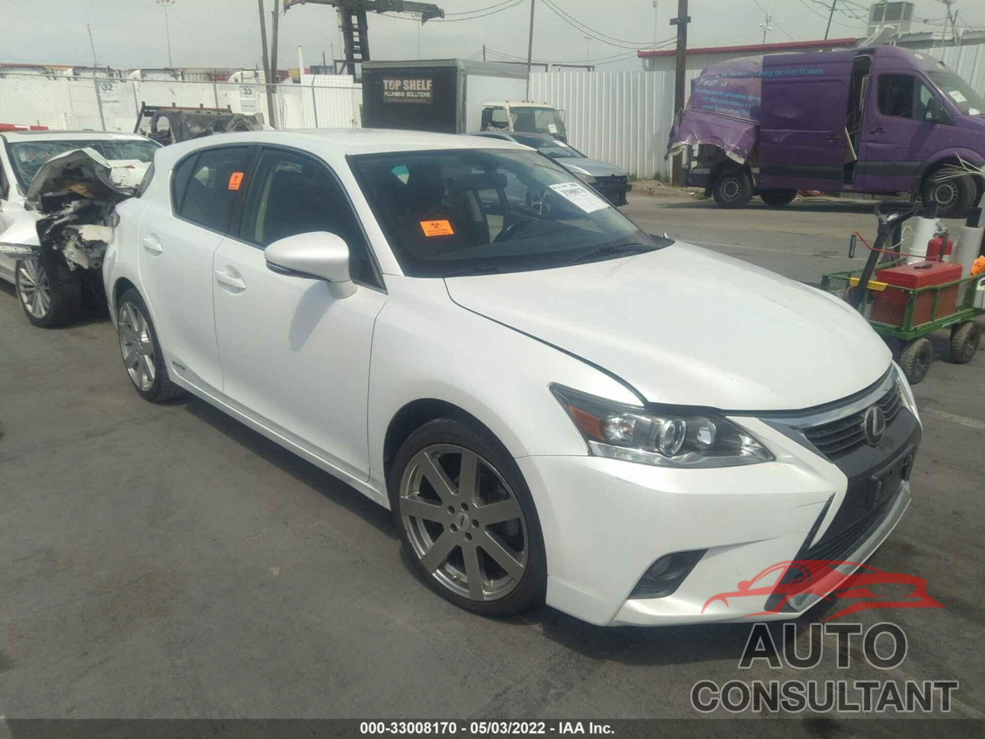LEXUS CT 200H 2016 - JTHKD5BHXG2270539