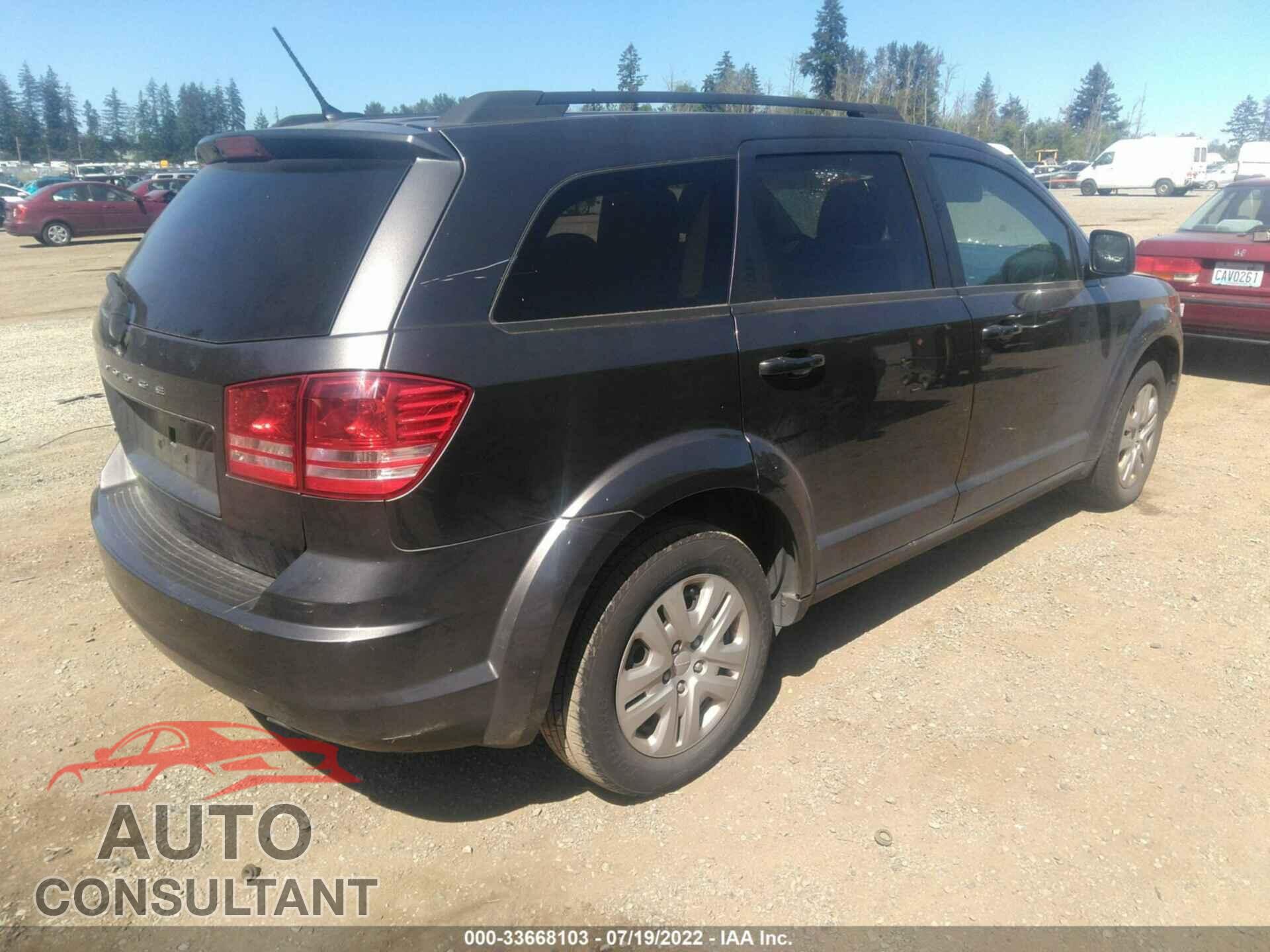 DODGE JOURNEY 2017 - 3C4PDCAB7HT525544