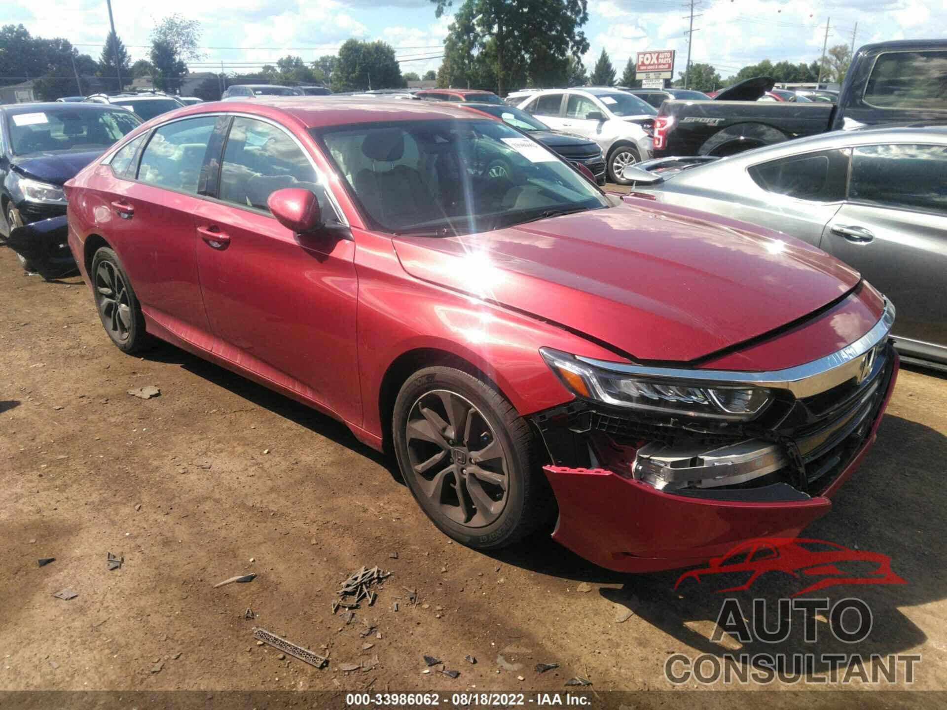 HONDA ACCORD SEDAN 2019 - 1HGCV1F14KA136179