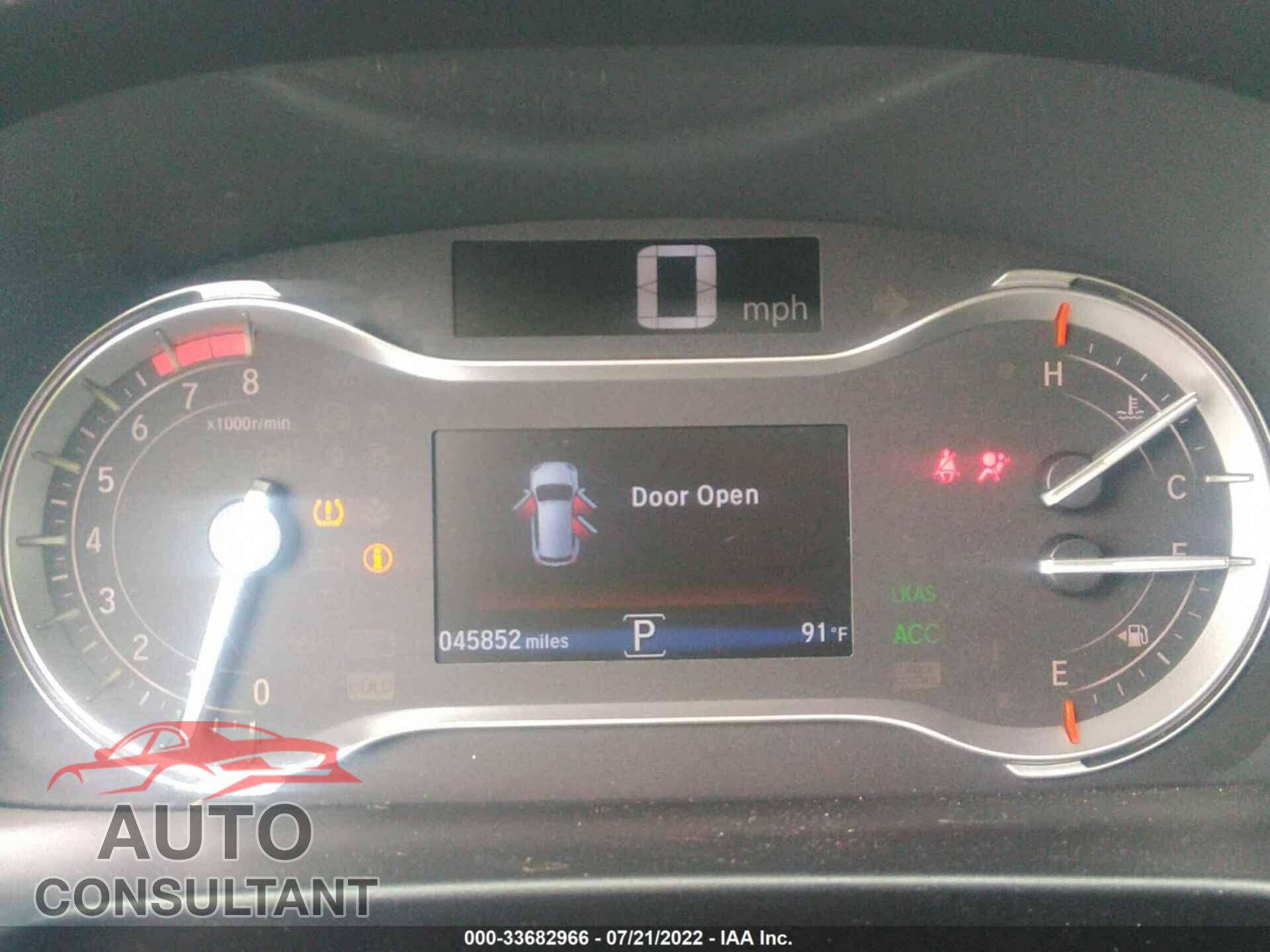 HONDA PILOT 2017 - 5FNYF5H96HB014211