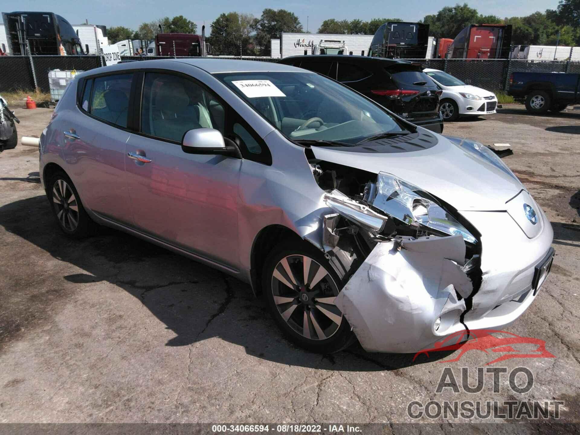 NISSAN LEAF 2016 - 1N4BZ0CP7GC306537