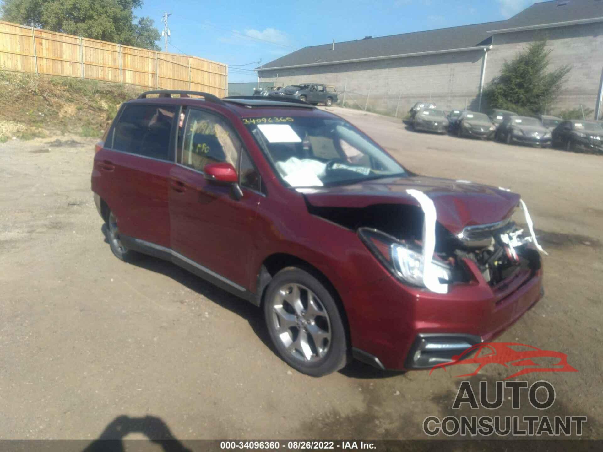 SUBARU FORESTER 2017 - JF2SJATC3HH478509