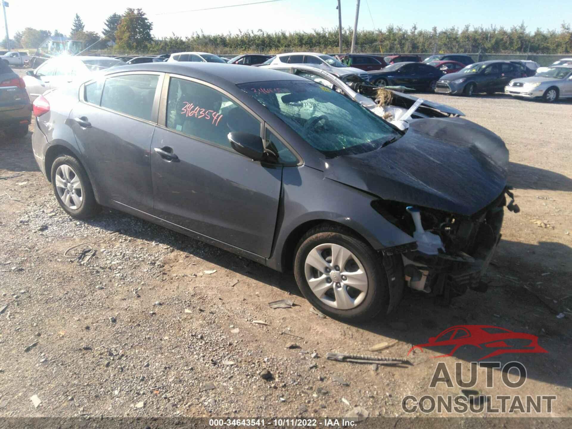 KIA FORTE 2016 - KNAFX4A69G5521308