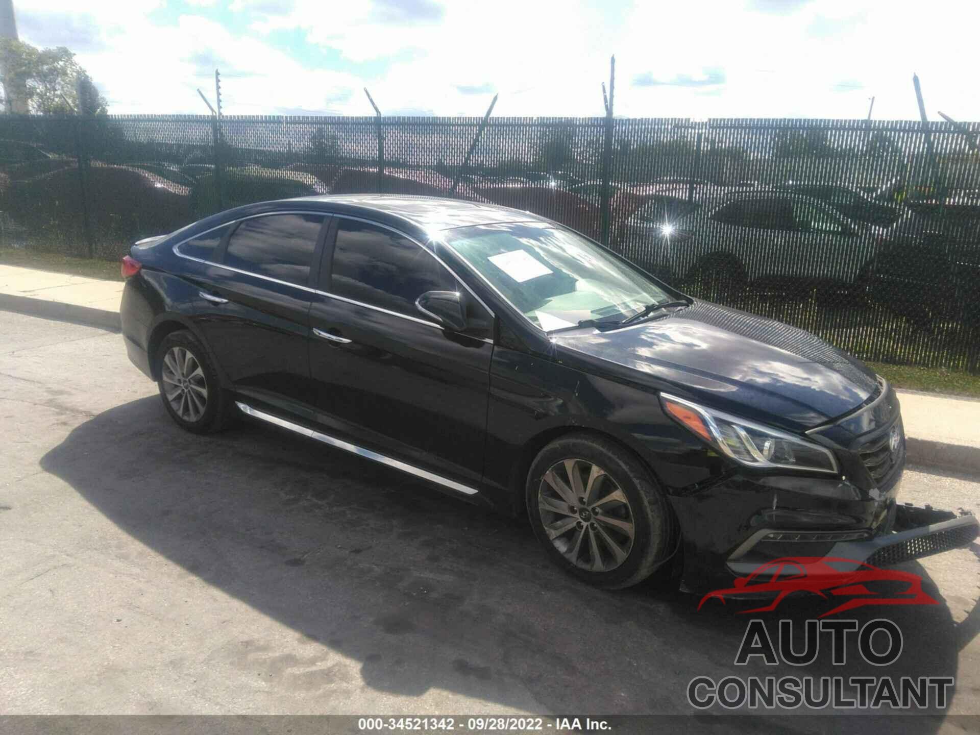HYUNDAI SONATA 2017 - 5NPE34AFXHH490694